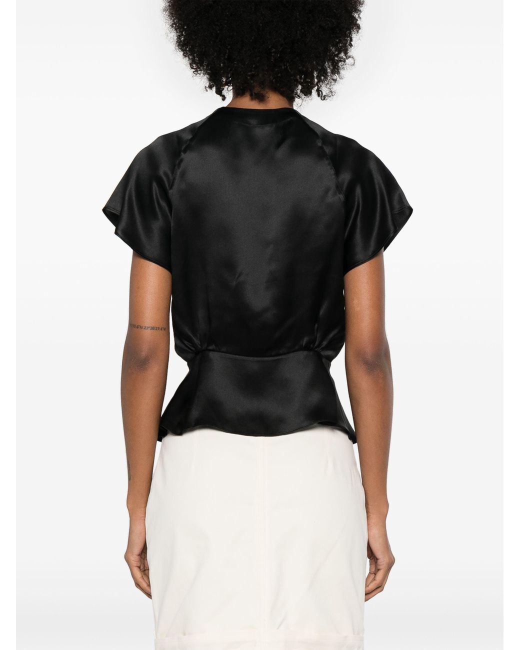 Bode Black Freya Top Clothing