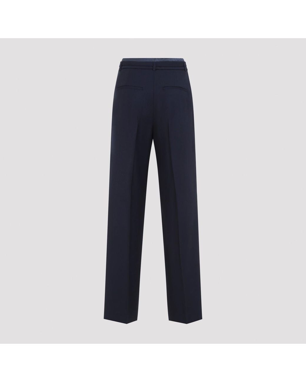Peserico Blue Belted Pants