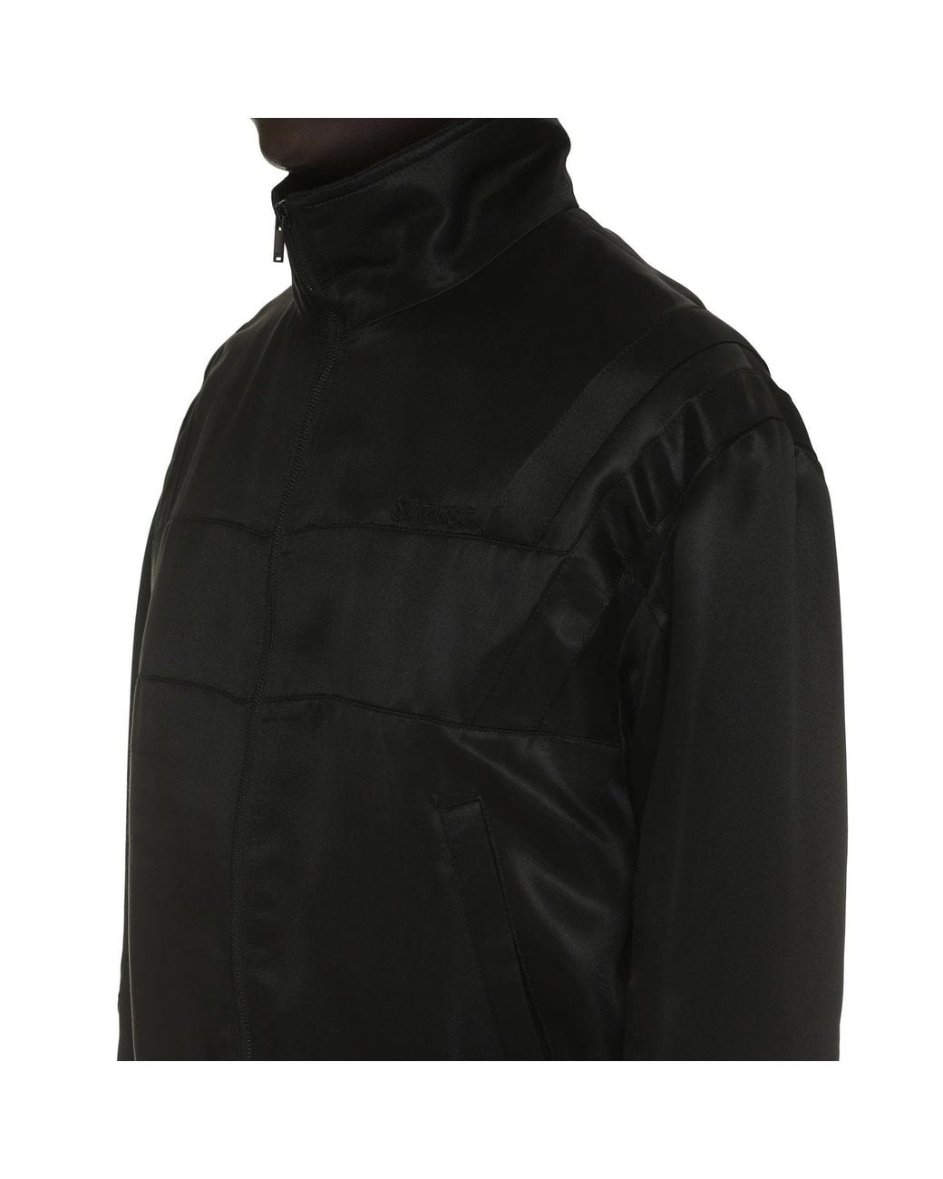 Saint Laurent Black Teddy Full-Zip Jacket Bomber for men