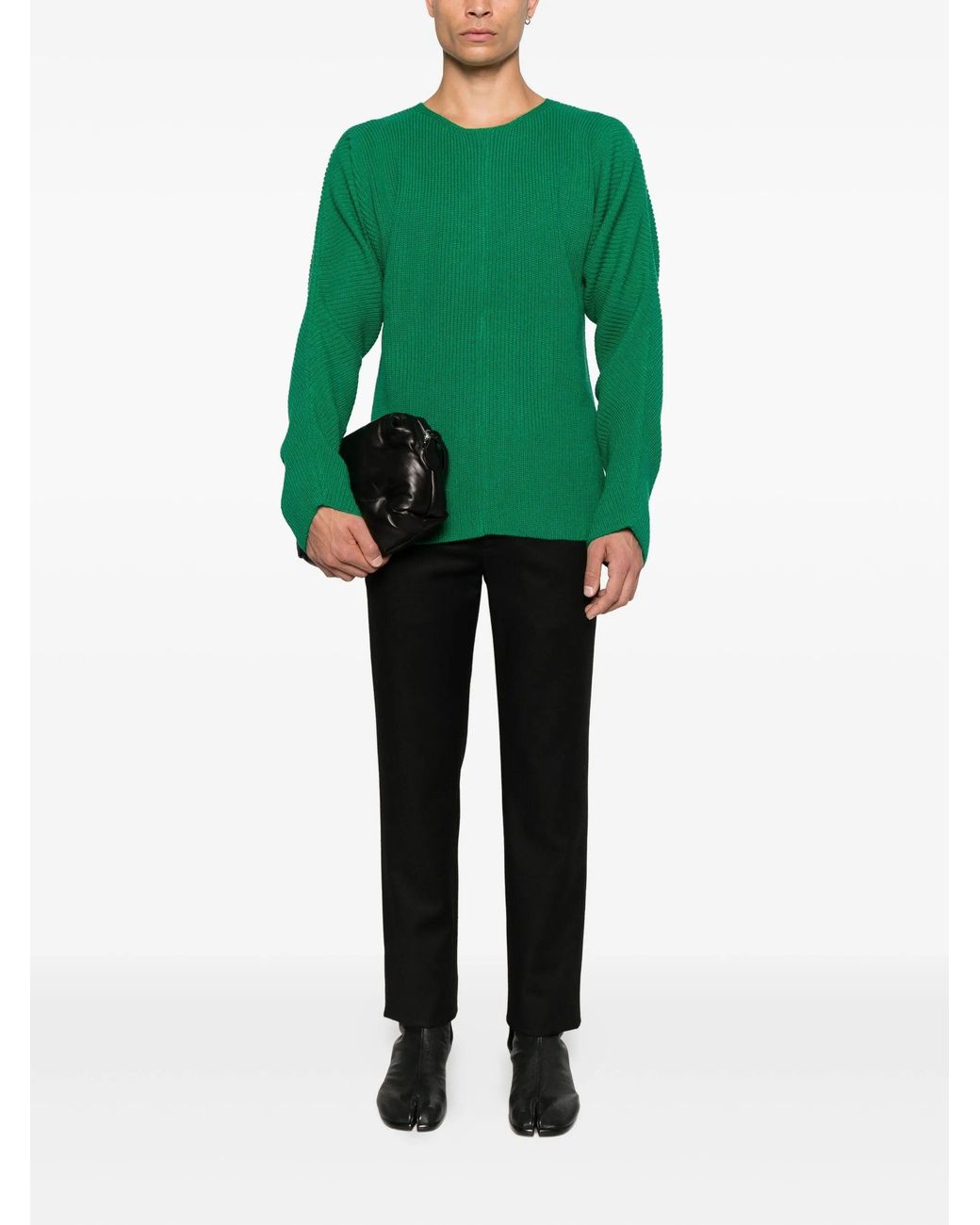 Comme des Garçons Green Shirt Knitted