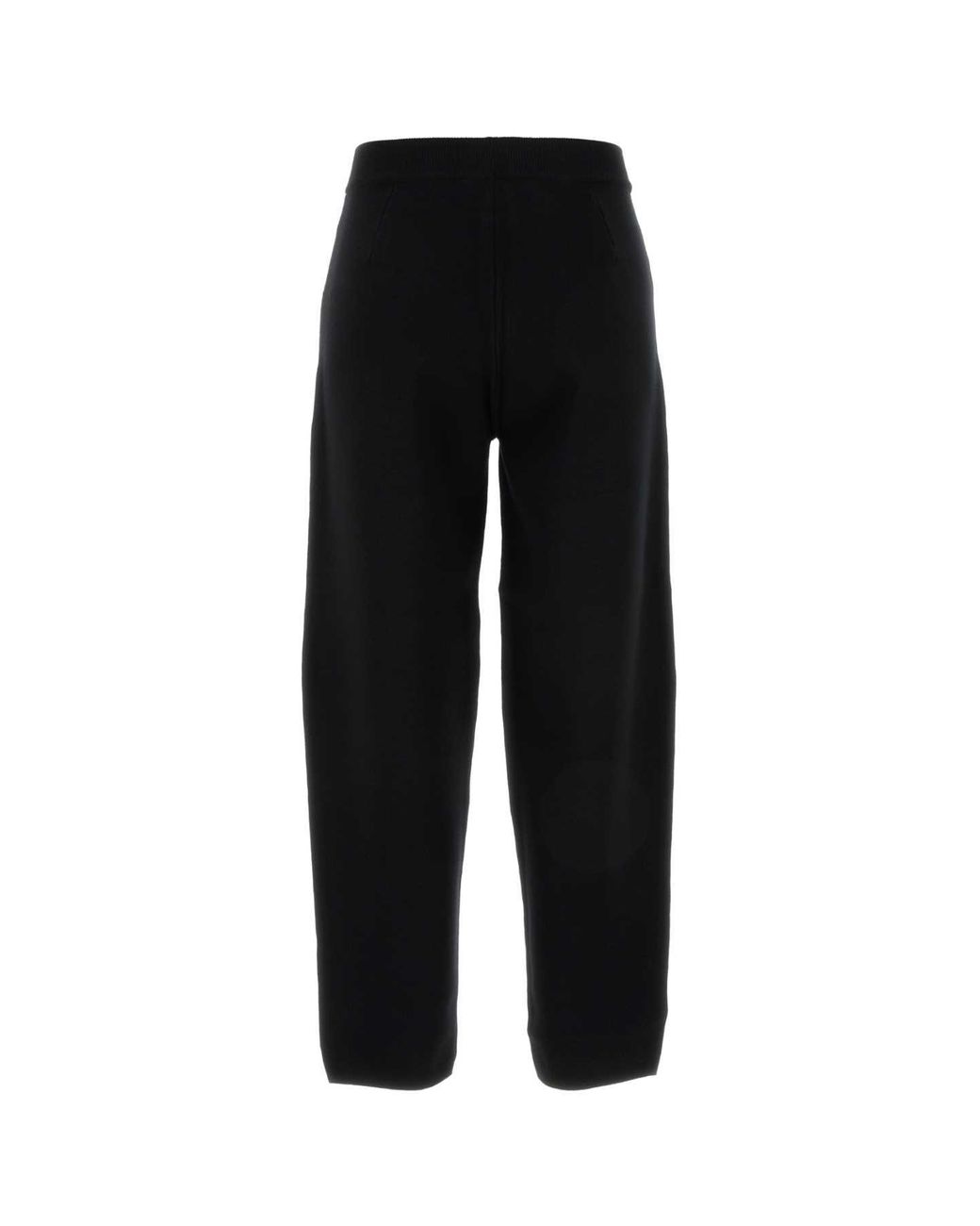 MM STUDIO Black Viscose Blend Dula Pant