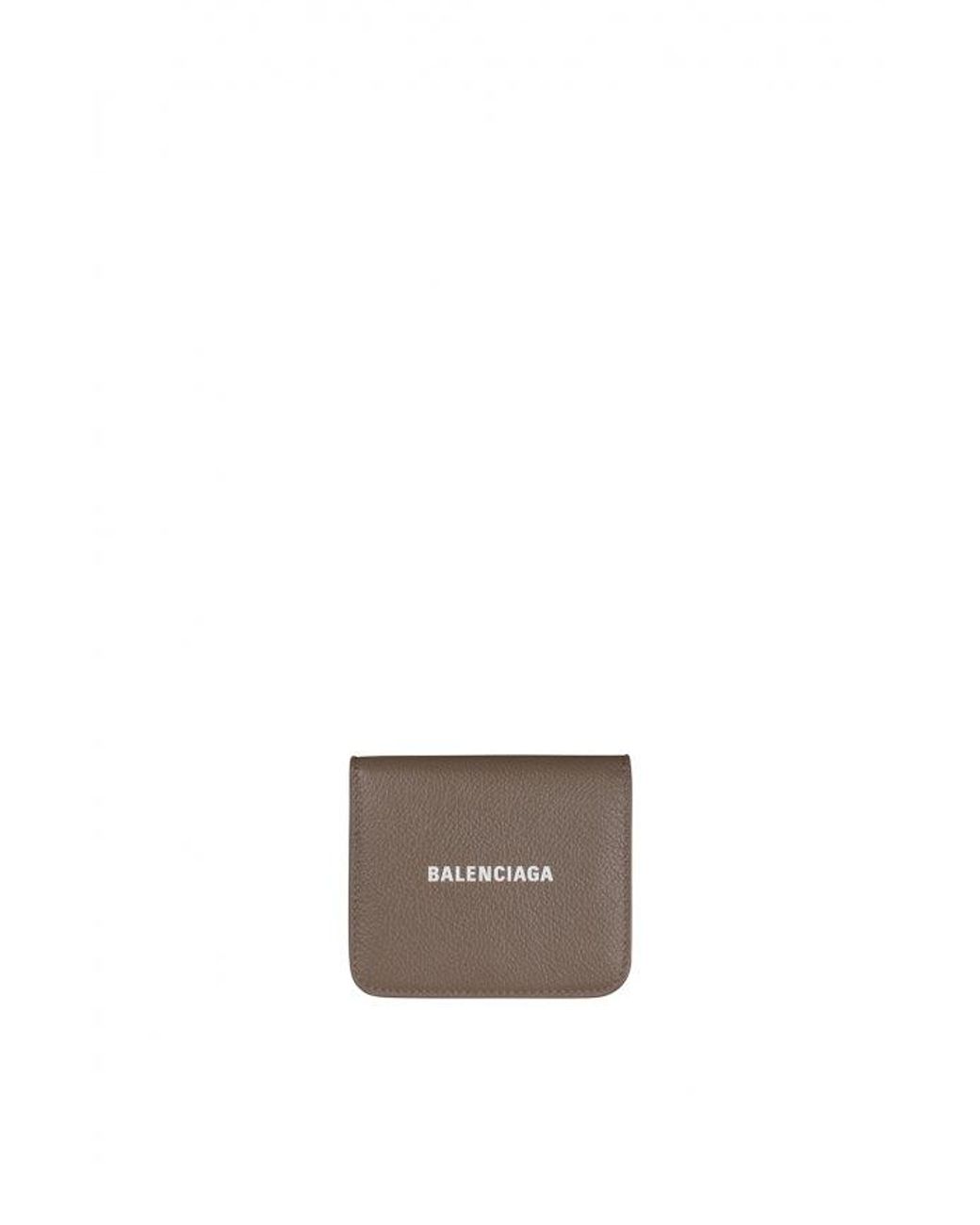 Balenciaga White Wallet Cash Mini