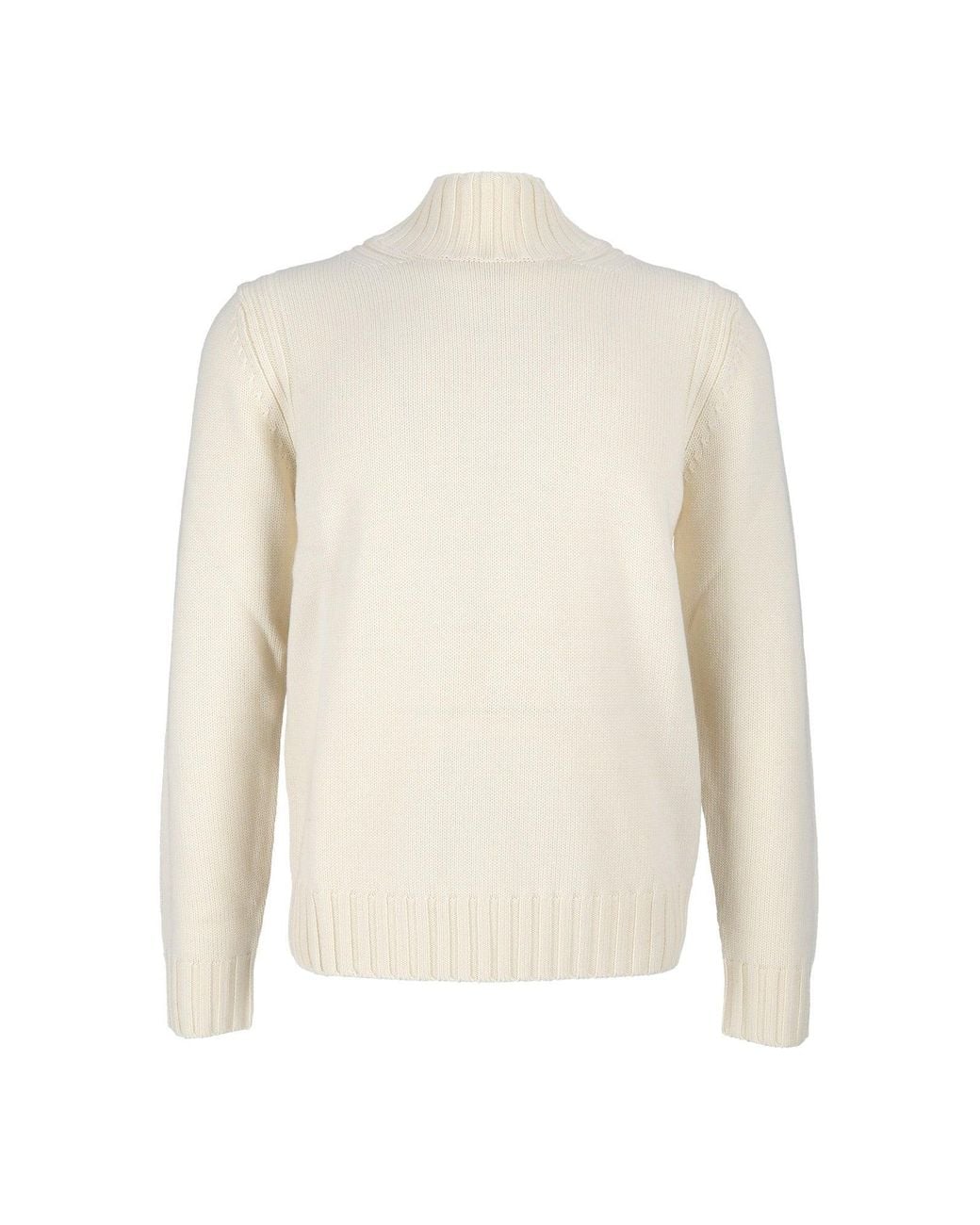 Pull à col en T Ballantyne en coloris White