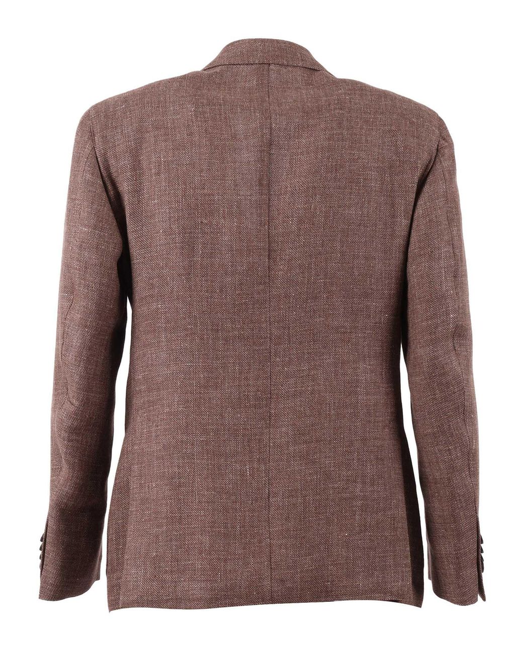 Luigi Bianchi Brown Jacket Drop Seven