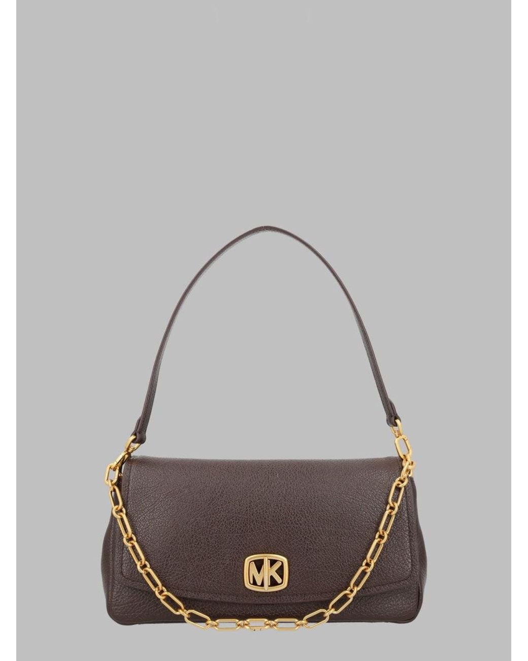 MICHAEL Michael Kors Gray Sleek Leather-Style Handbag For