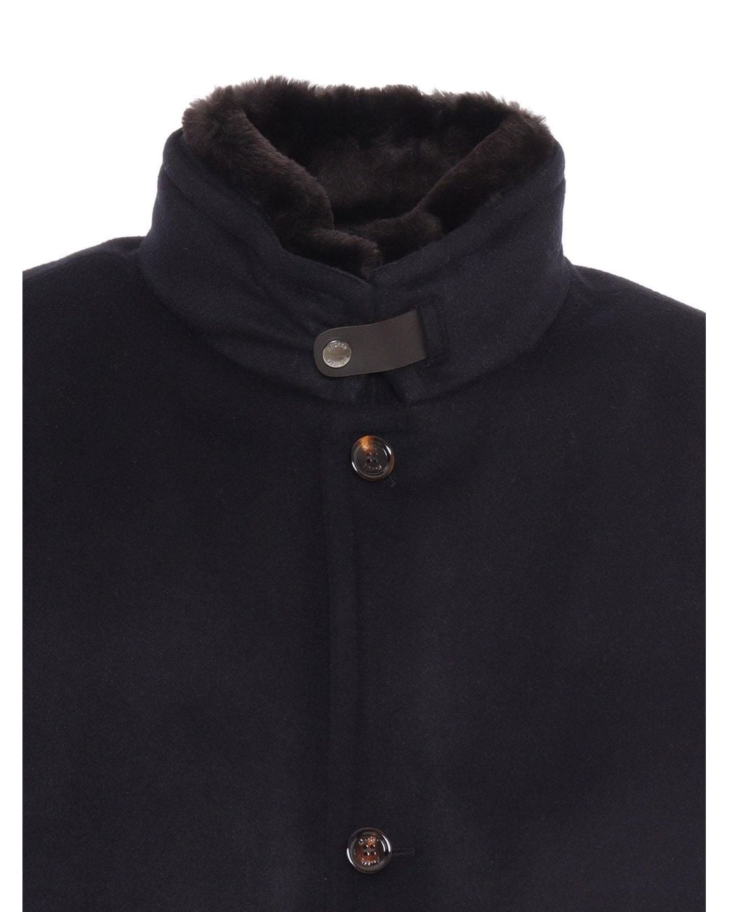 Moorer Blue Bond Fur Le Jacket
