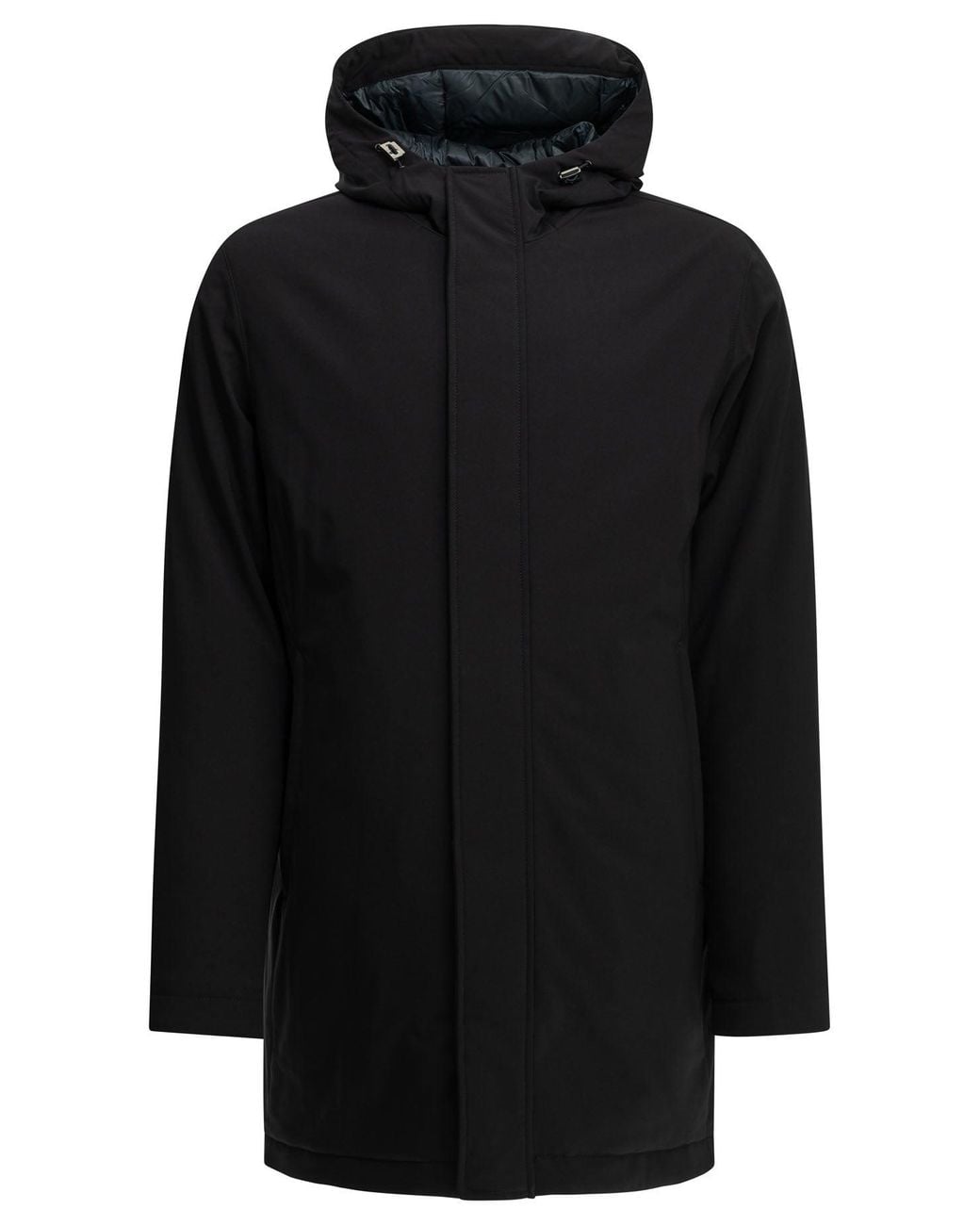 Herno Black Long Down Jacket
