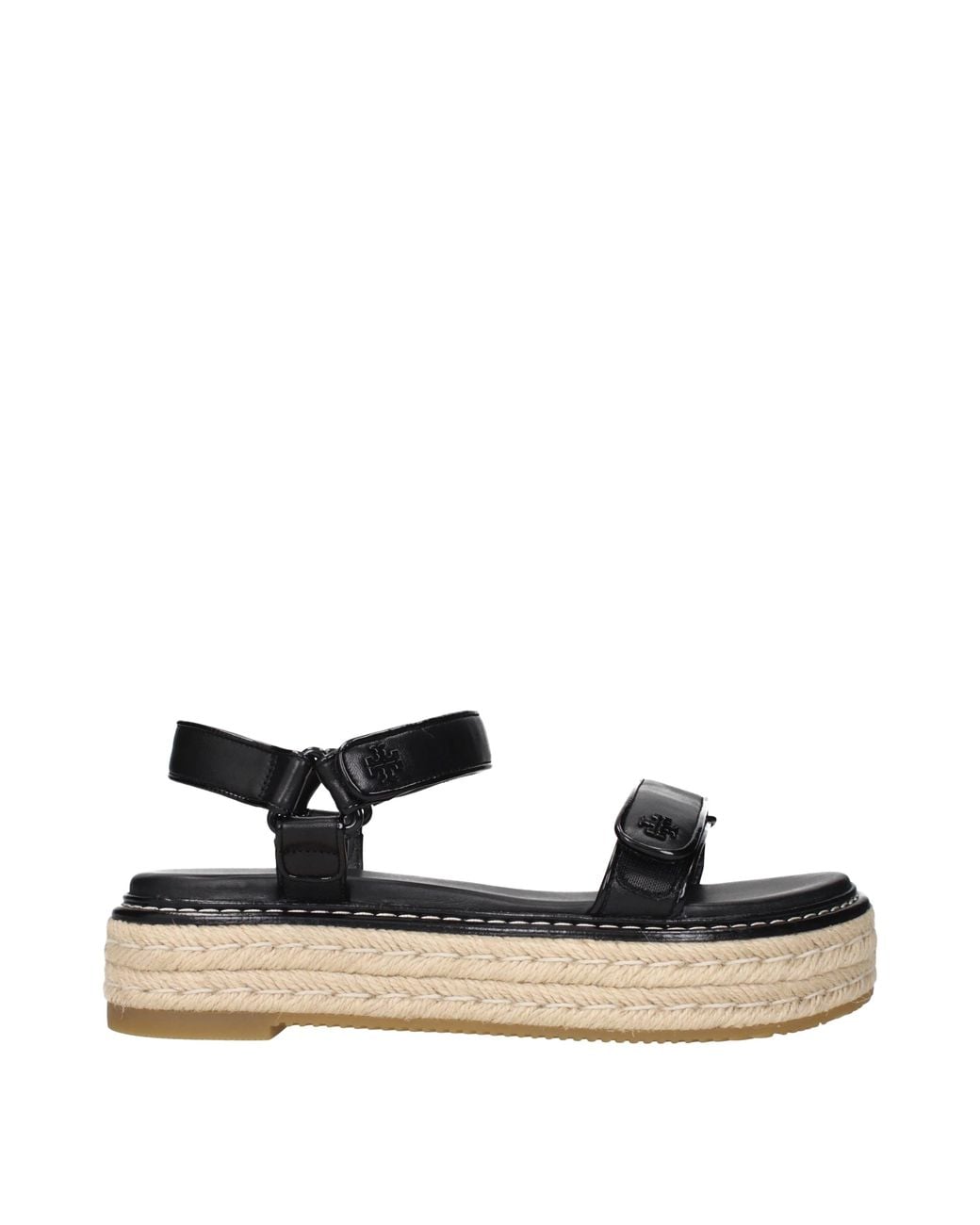 Tory Burch Black Leather Sandals