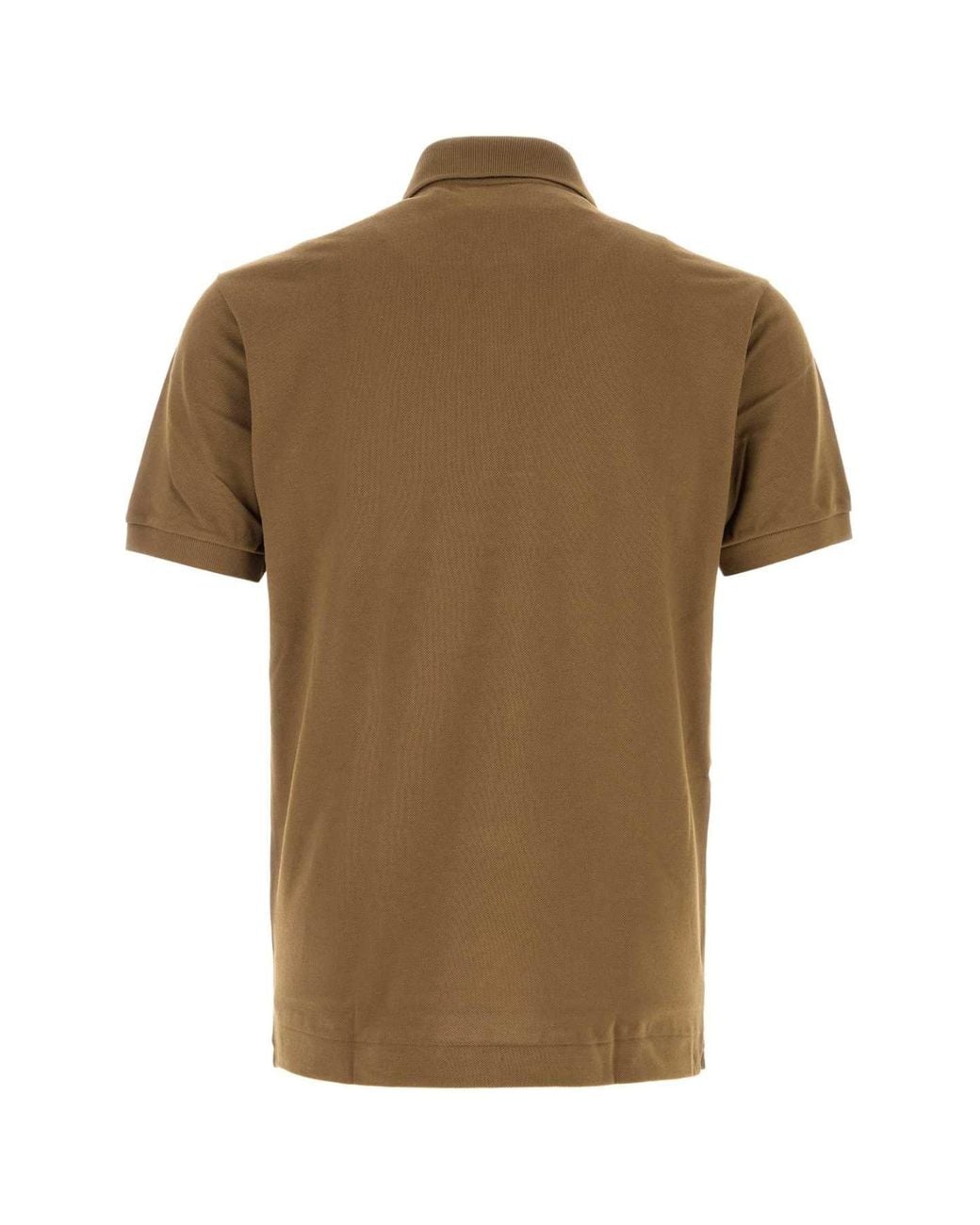 Lacoste Brown Biscuit Piquet Polo Shirt