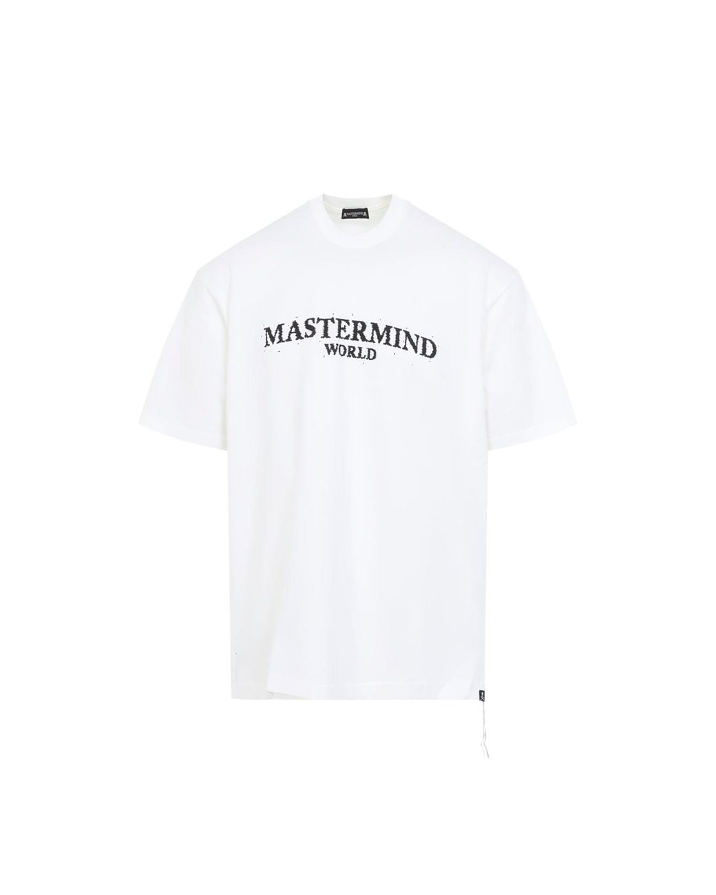 MASTERMIND WORLD White Noise Logo S/S T Shirt