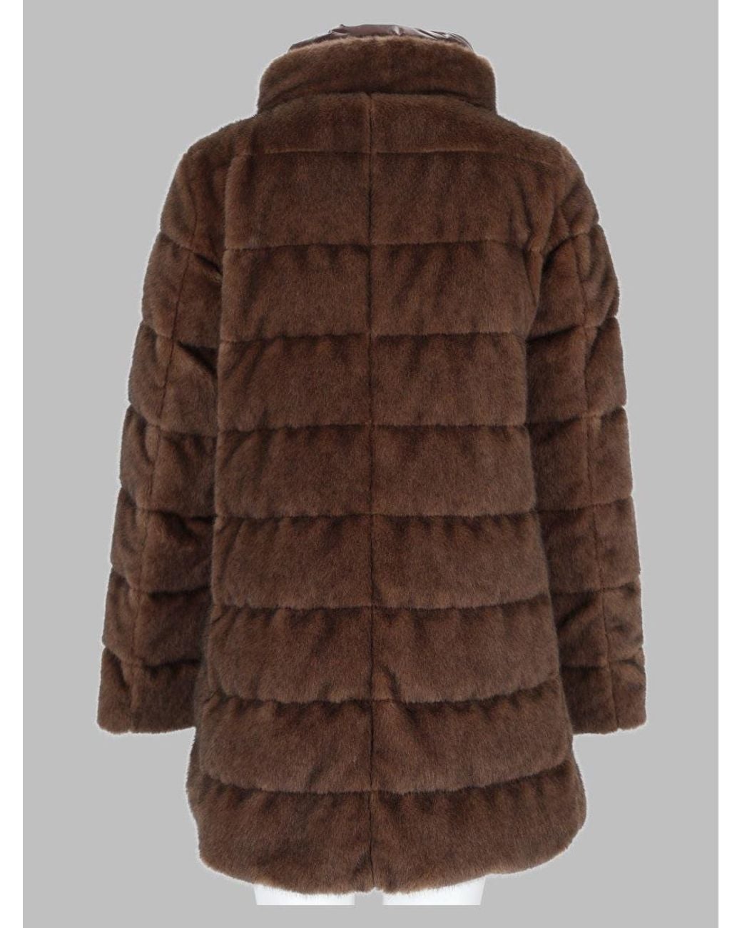Herno Brown Tailored Trench Coat With Belted Waist
