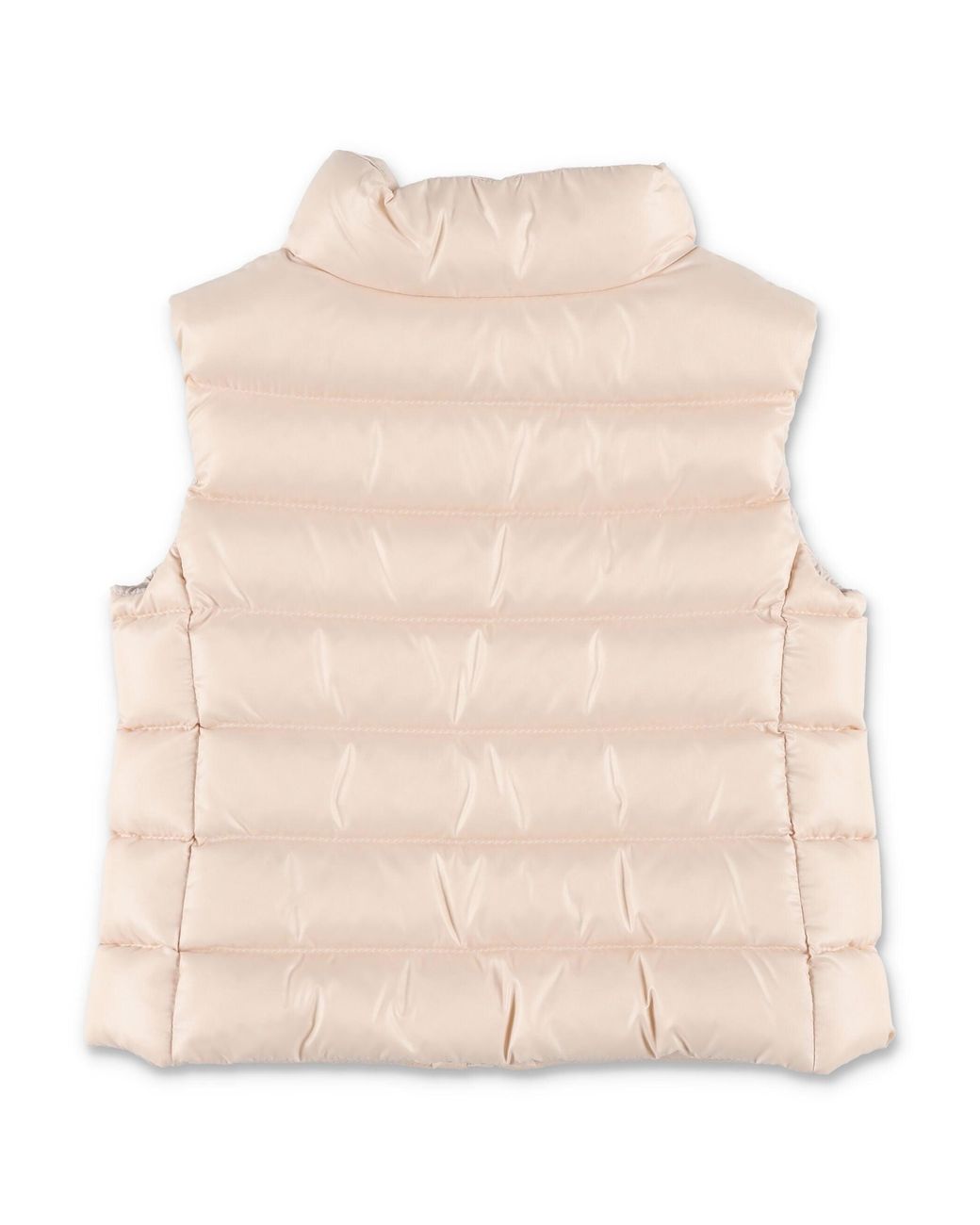 Moncler Natural Girls' Quilted Nylon Outerwear Jacket For Fall & Winter