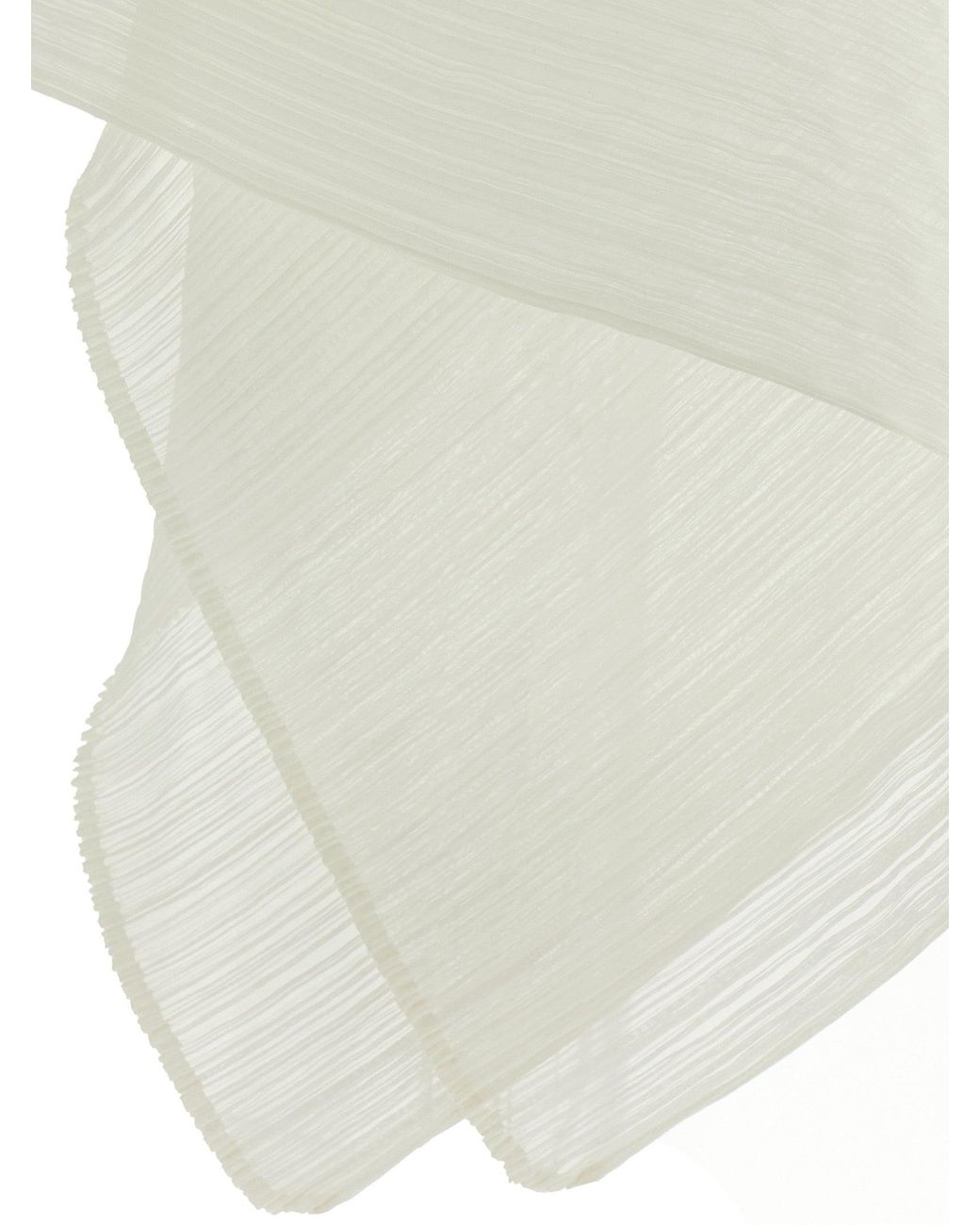 Pleats Please Issey Miyake 'Basic Madame-T Small' Stole in White