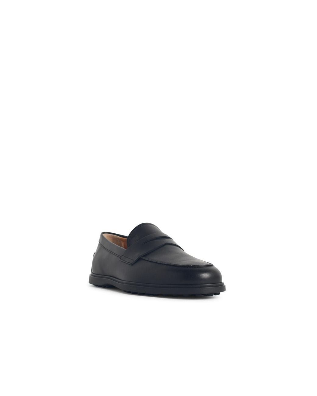 Tod's Blue Lear Loafers