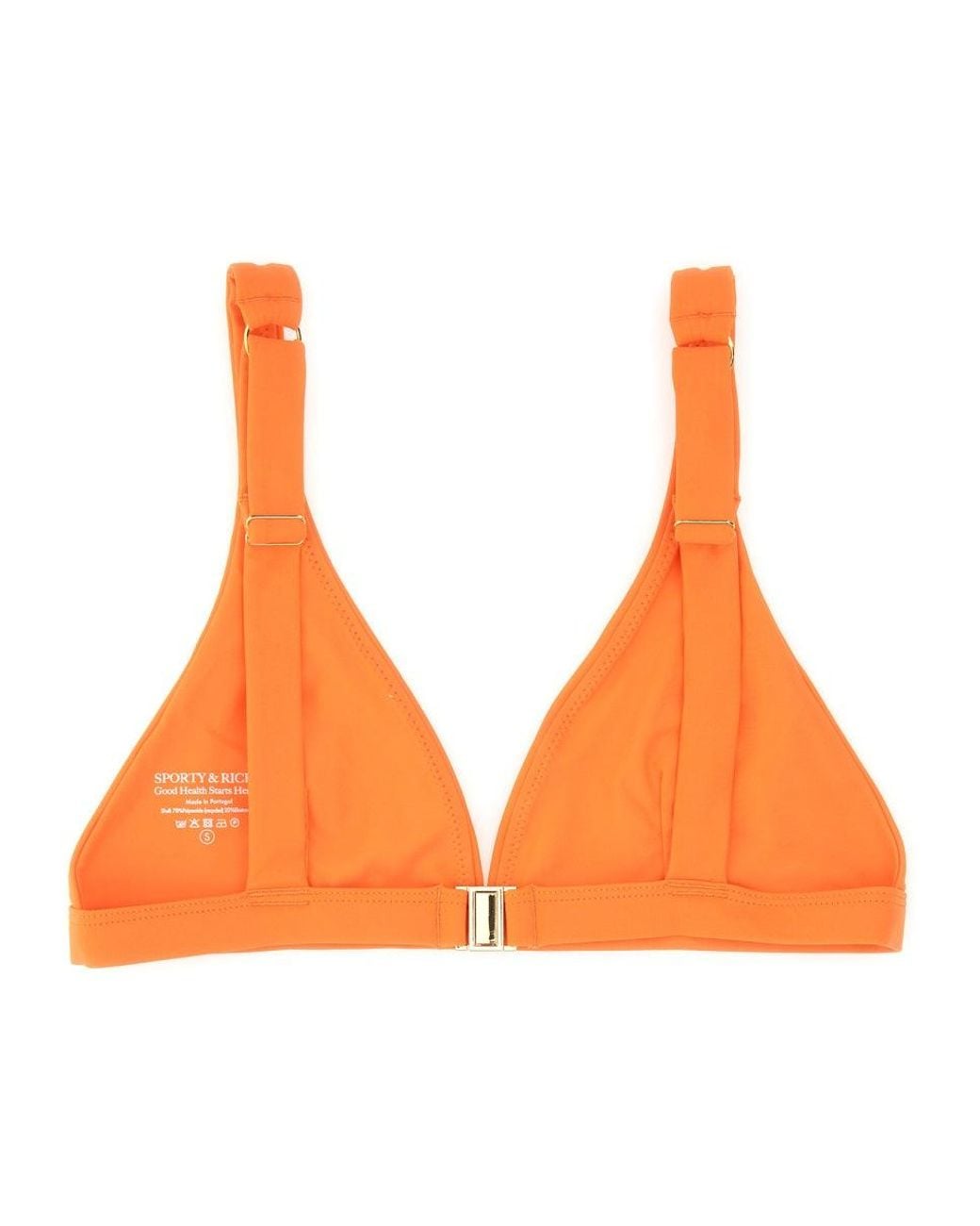 SPORTY&RICH Orange Top Romy
