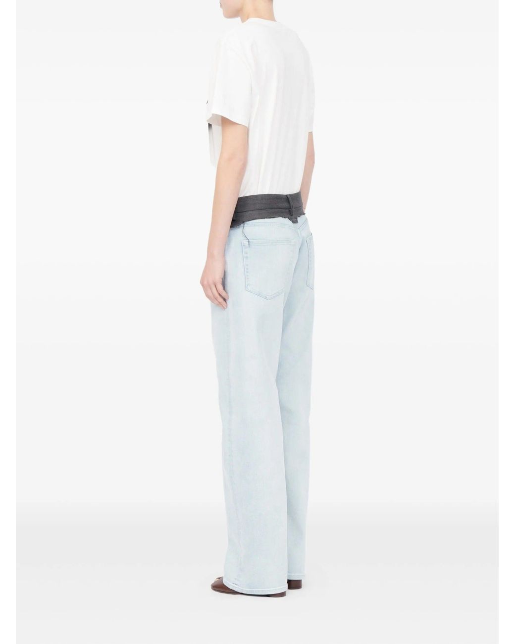 MM6 by Maison Margiela Blue Pants 5 Pockets