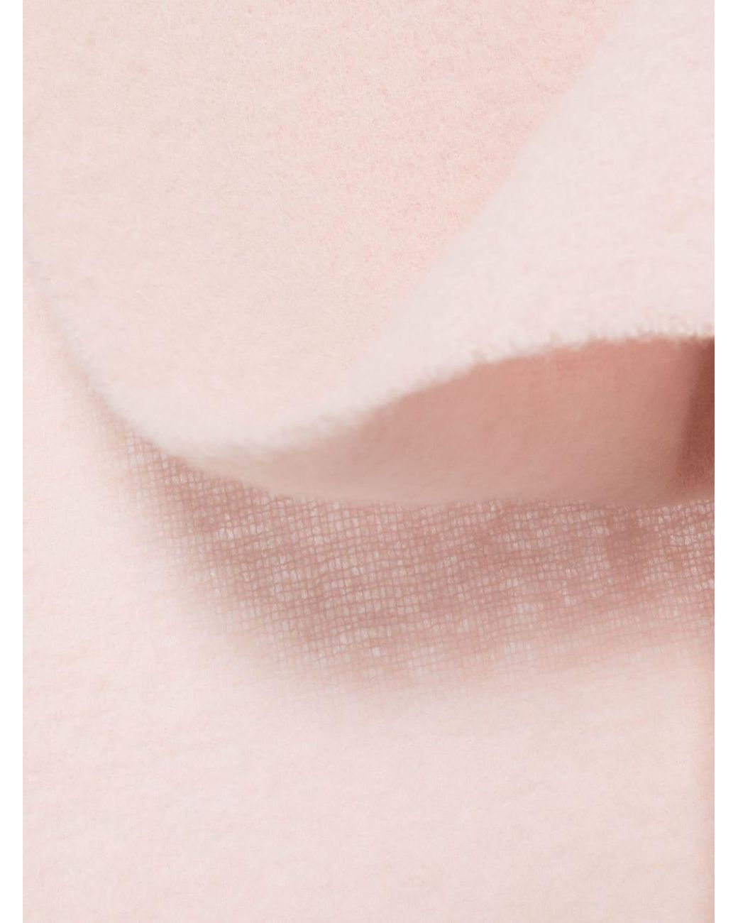 Maison Kitsuné Sjaal Met Logopatch in het White