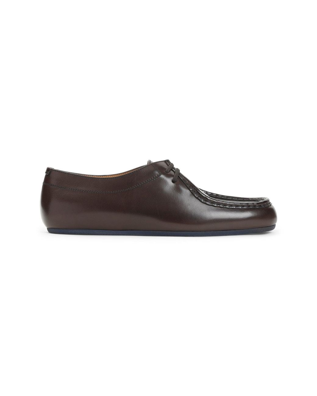 Jil Sander Brown Lace-Up