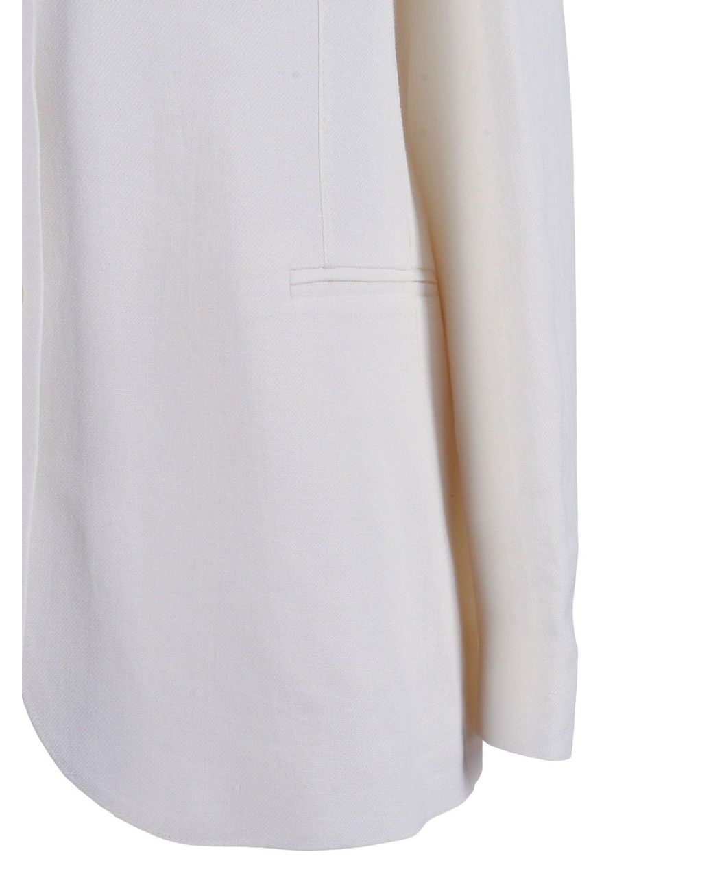 Max Mara Giacca Bello in het White