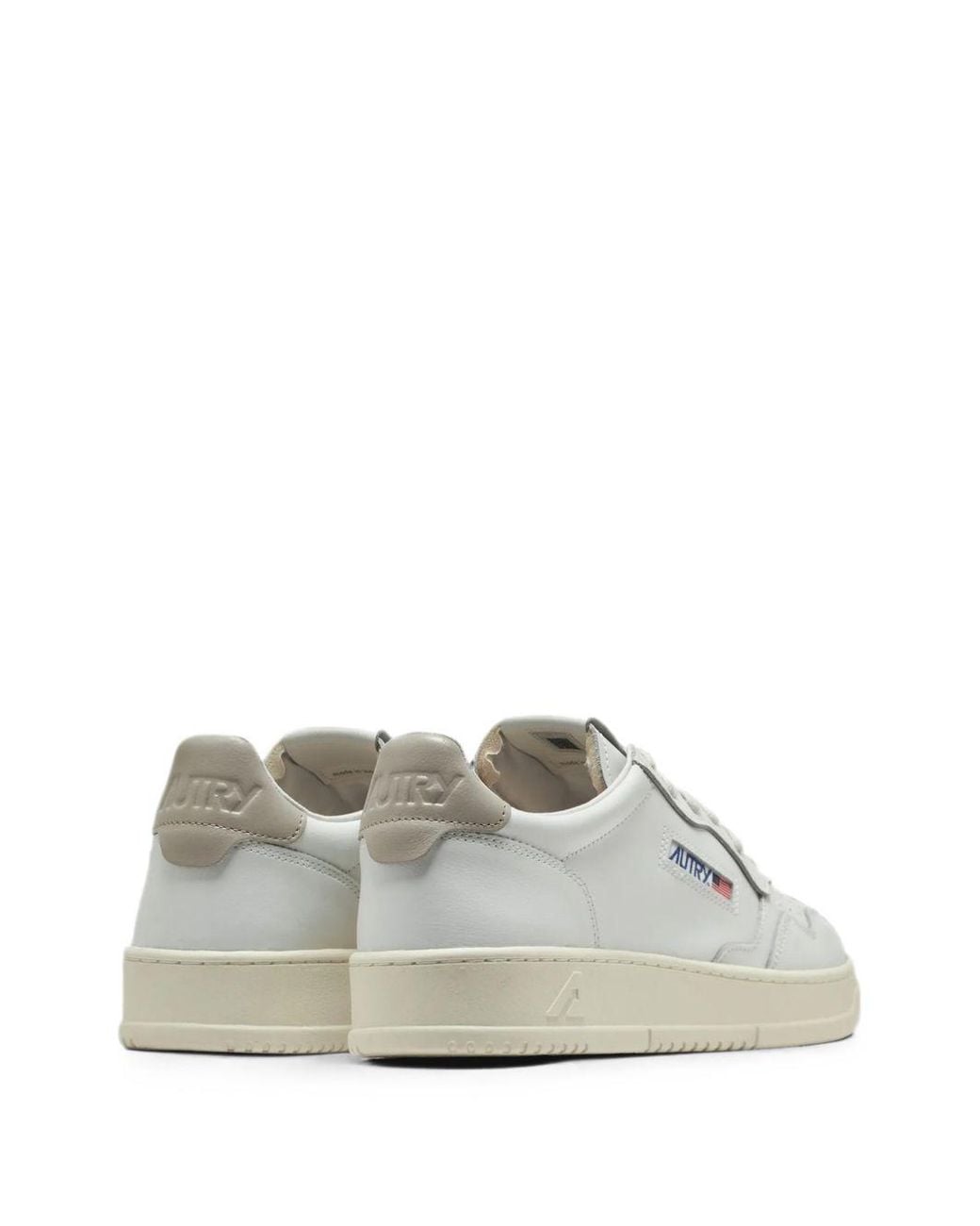 Autry White Medialist Low Sneakers