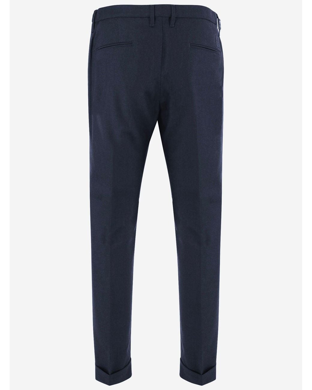 Jacob Cohen Blue Stretch Wool Pants
