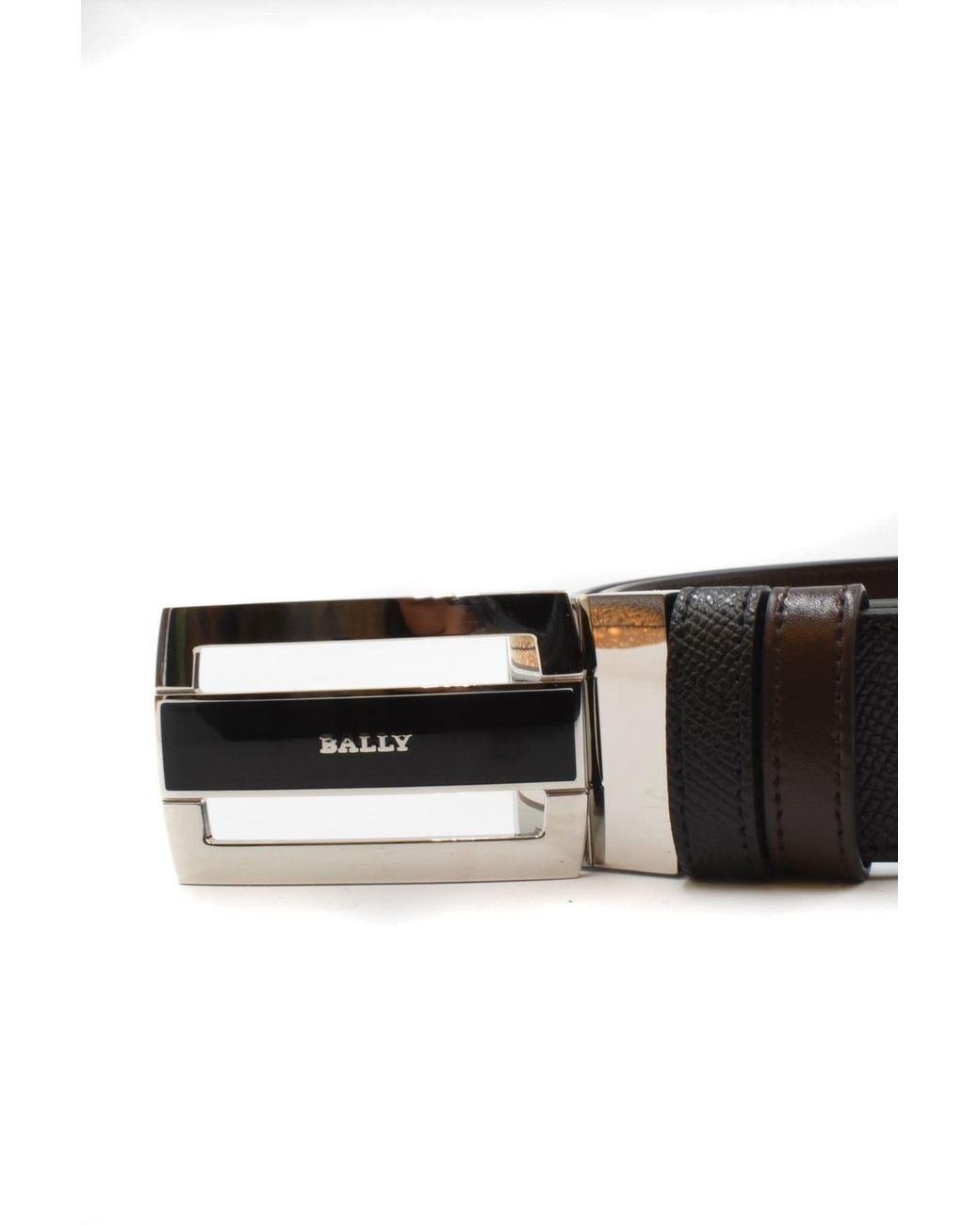 Bally Black Leather Belt