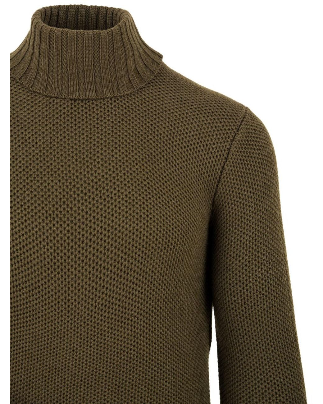 Filippo De Laurentis Green Sweaters for men