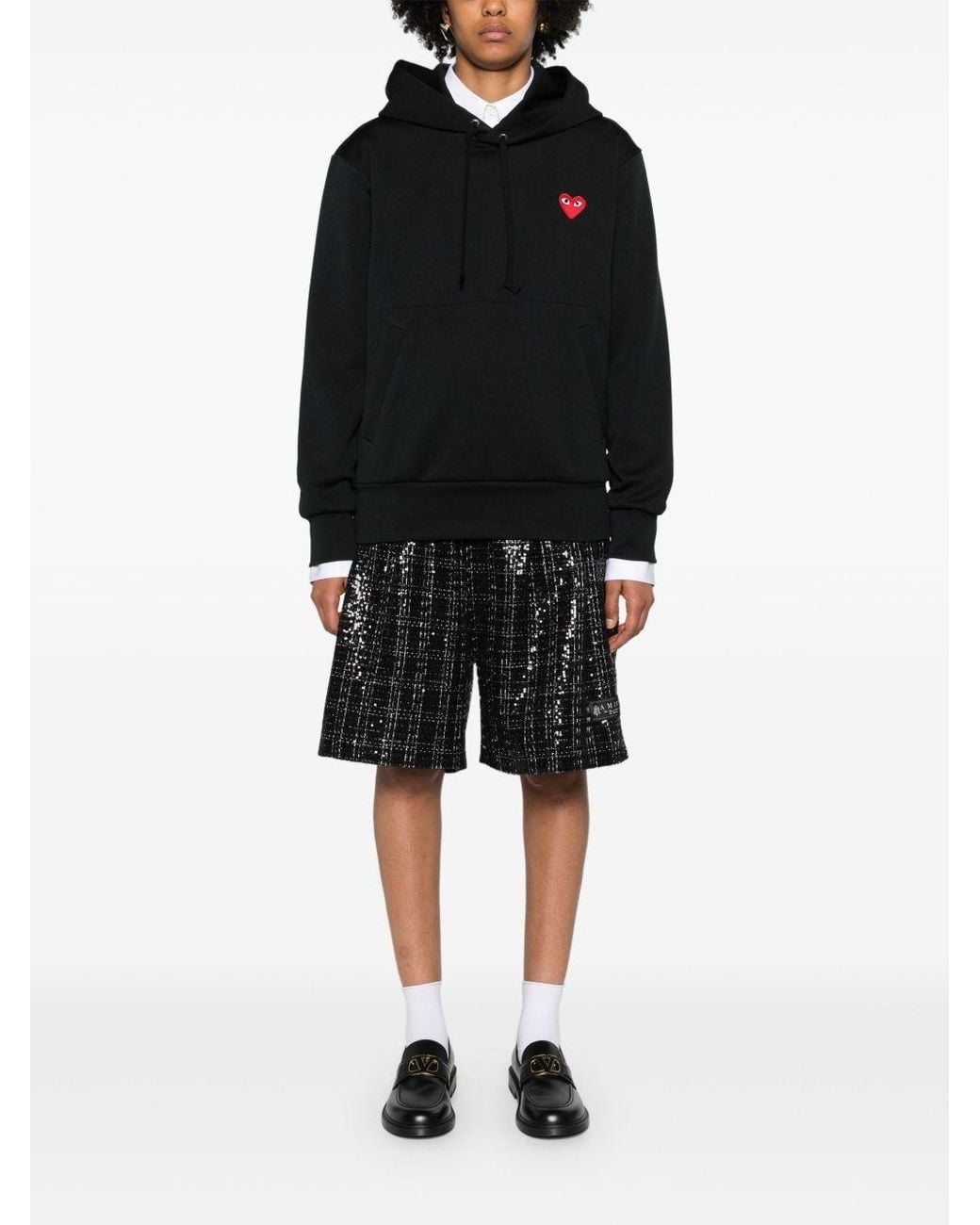 Comme des Garçons Black Heart Cotton Hoodie