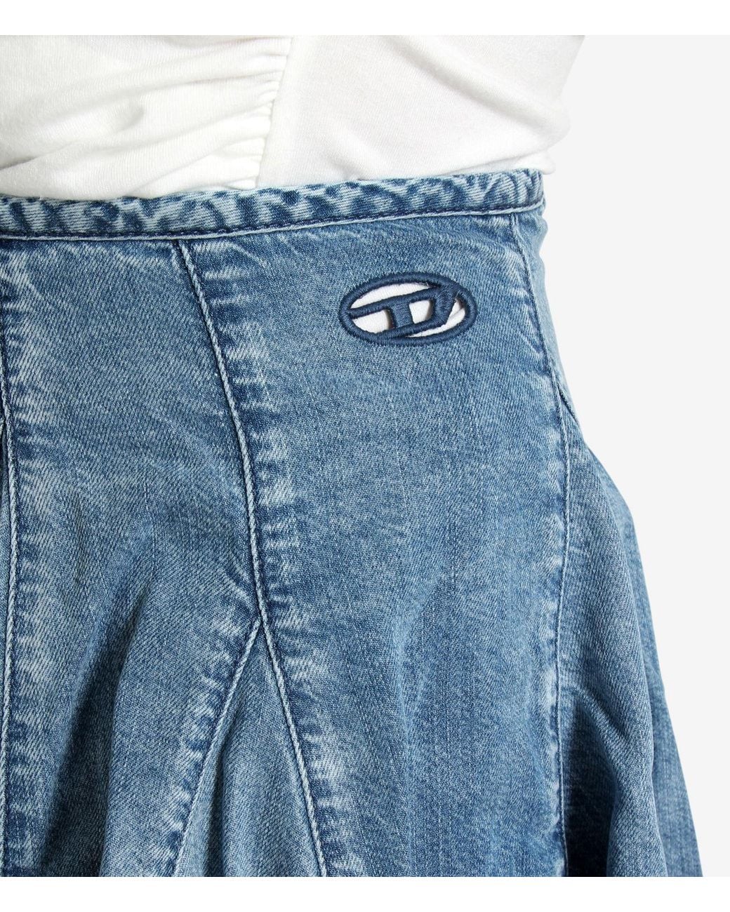 DIESEL Rokken Medium Denim in het Blue