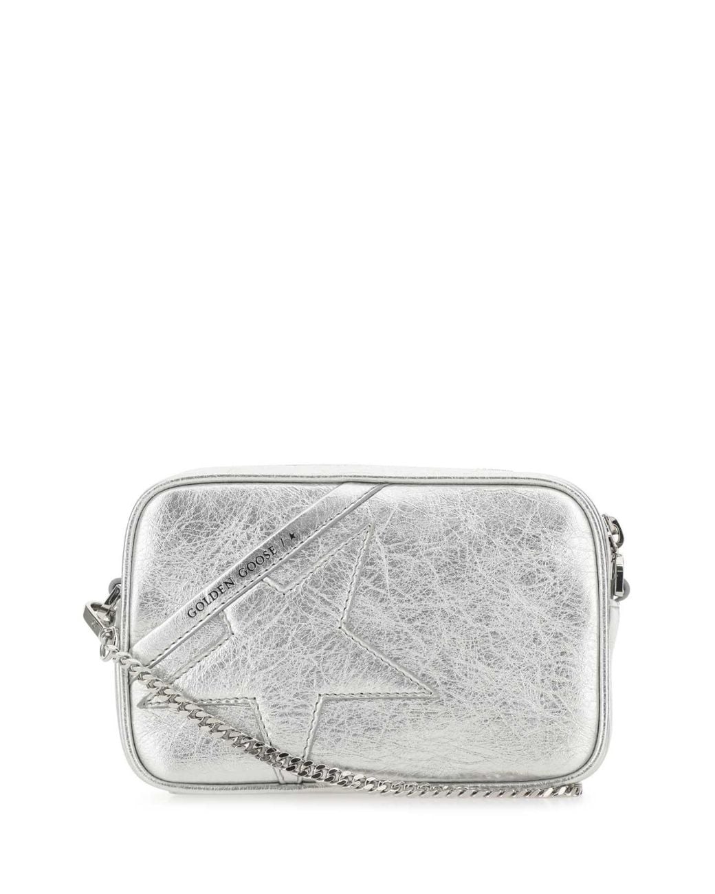 Golden Goose Deluxe Brand Gray Mini Star Bag Wrinkled La