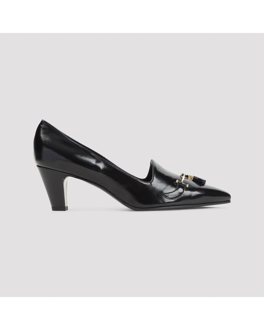 Céline Black Queen Pumps