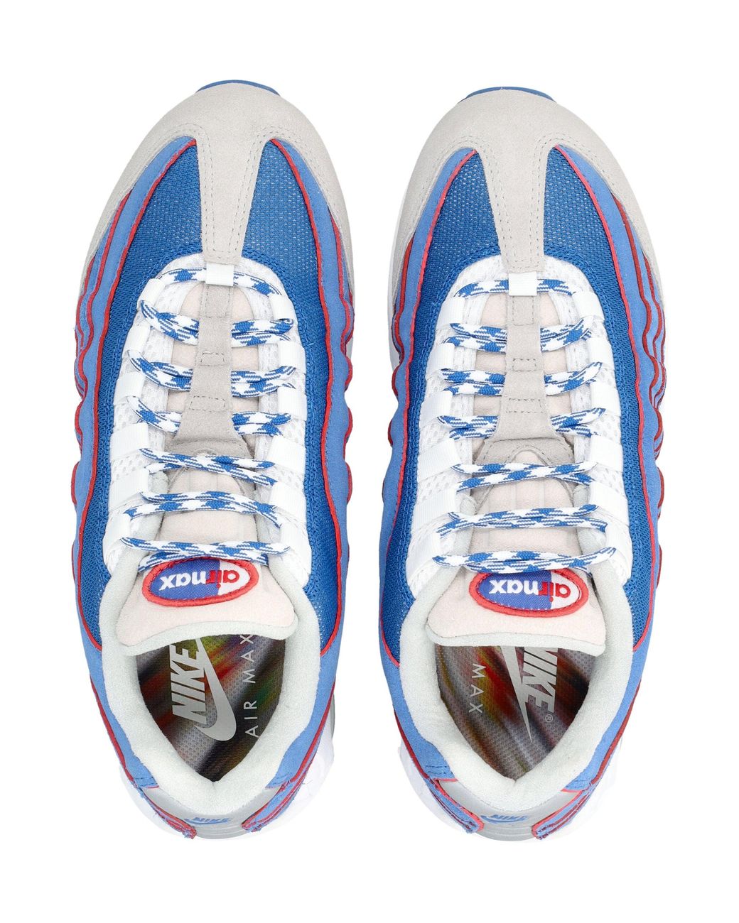 Nike Blue Air Max 95 Big Bubble Qs Sneakers for men
