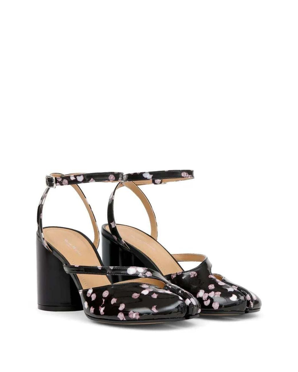 Maison Margiela White Printed Pumps