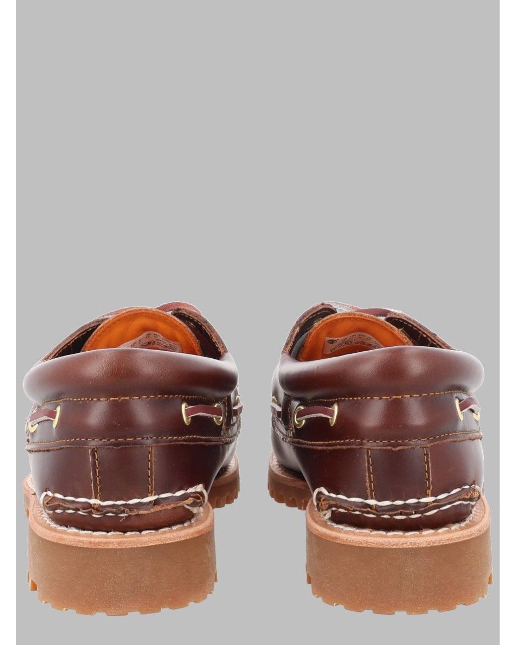 Timberland Brown Mocassino Da Barca "Authentic 3 Eye Classic Lug"