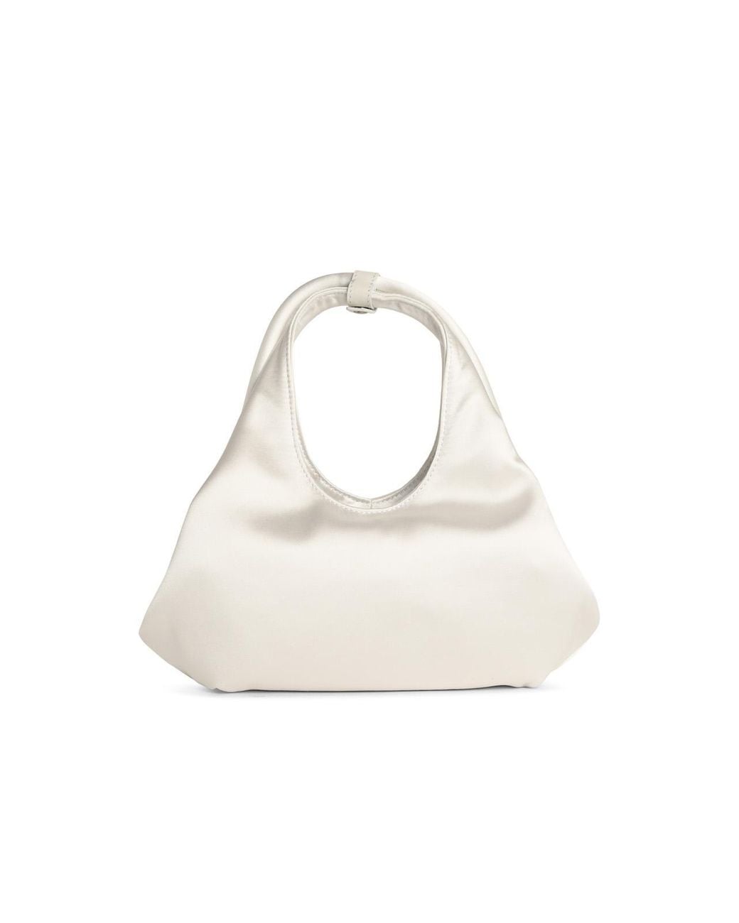 Minibolso 'Folded' de tejido blanco Coperni de color White