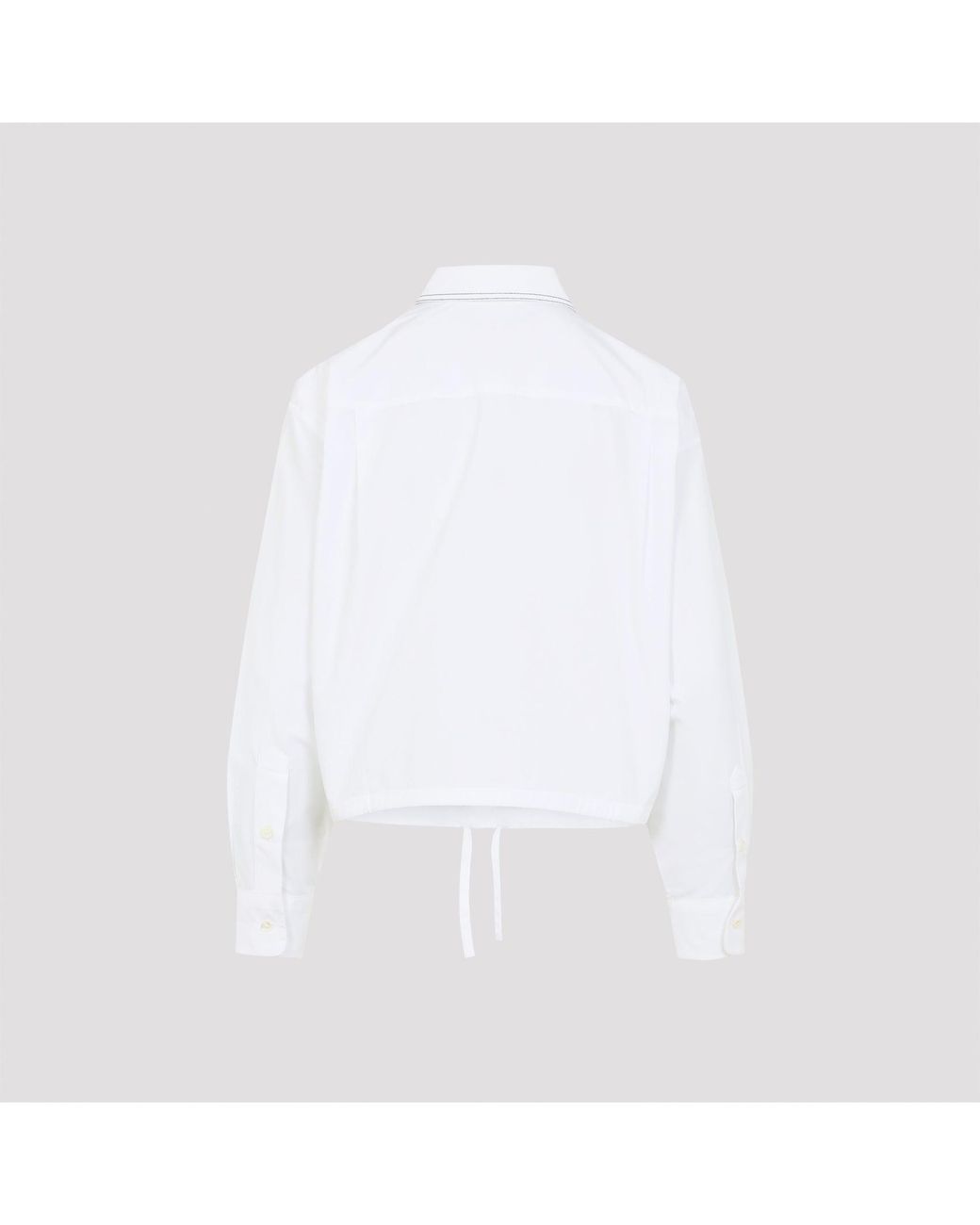 Marni Cotton Shirt in het White