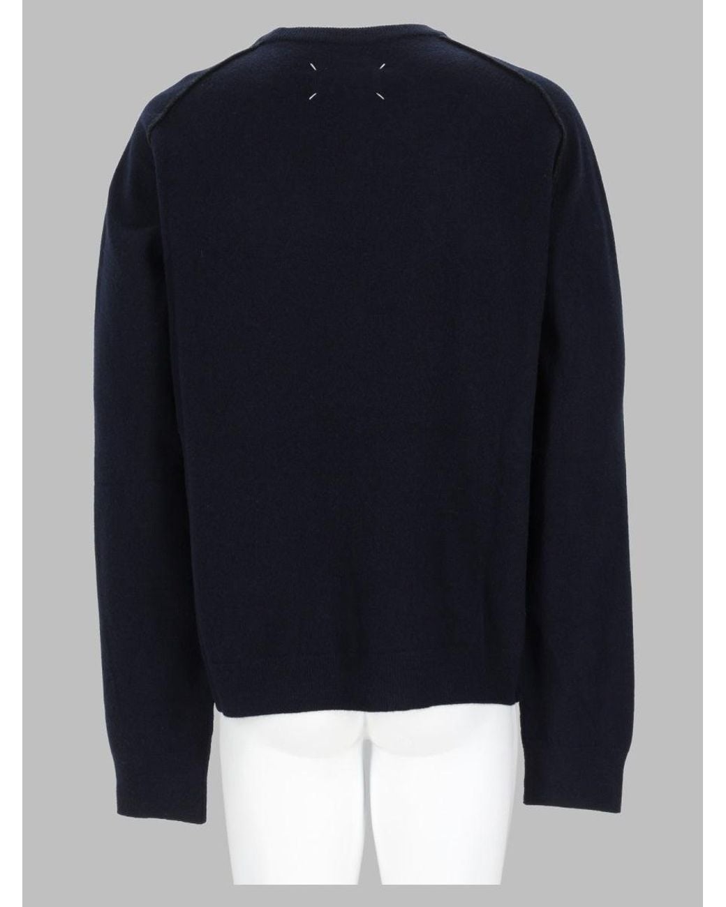 Maison Margiela Blue Maglia for men