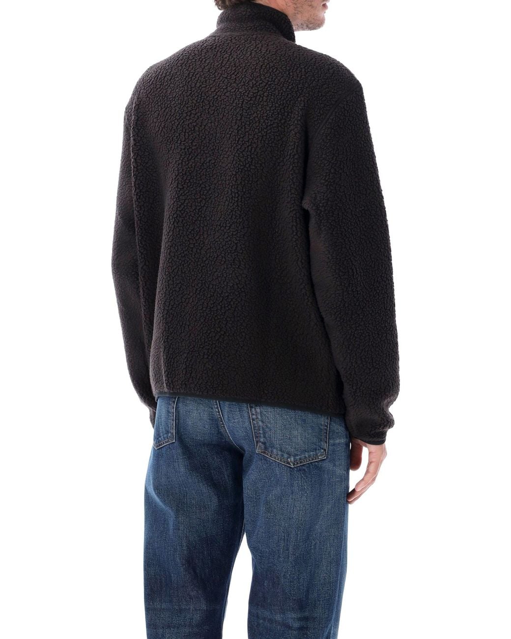 Patagonia Black Retro Pile Full-Zip Fleece Jacket For for men