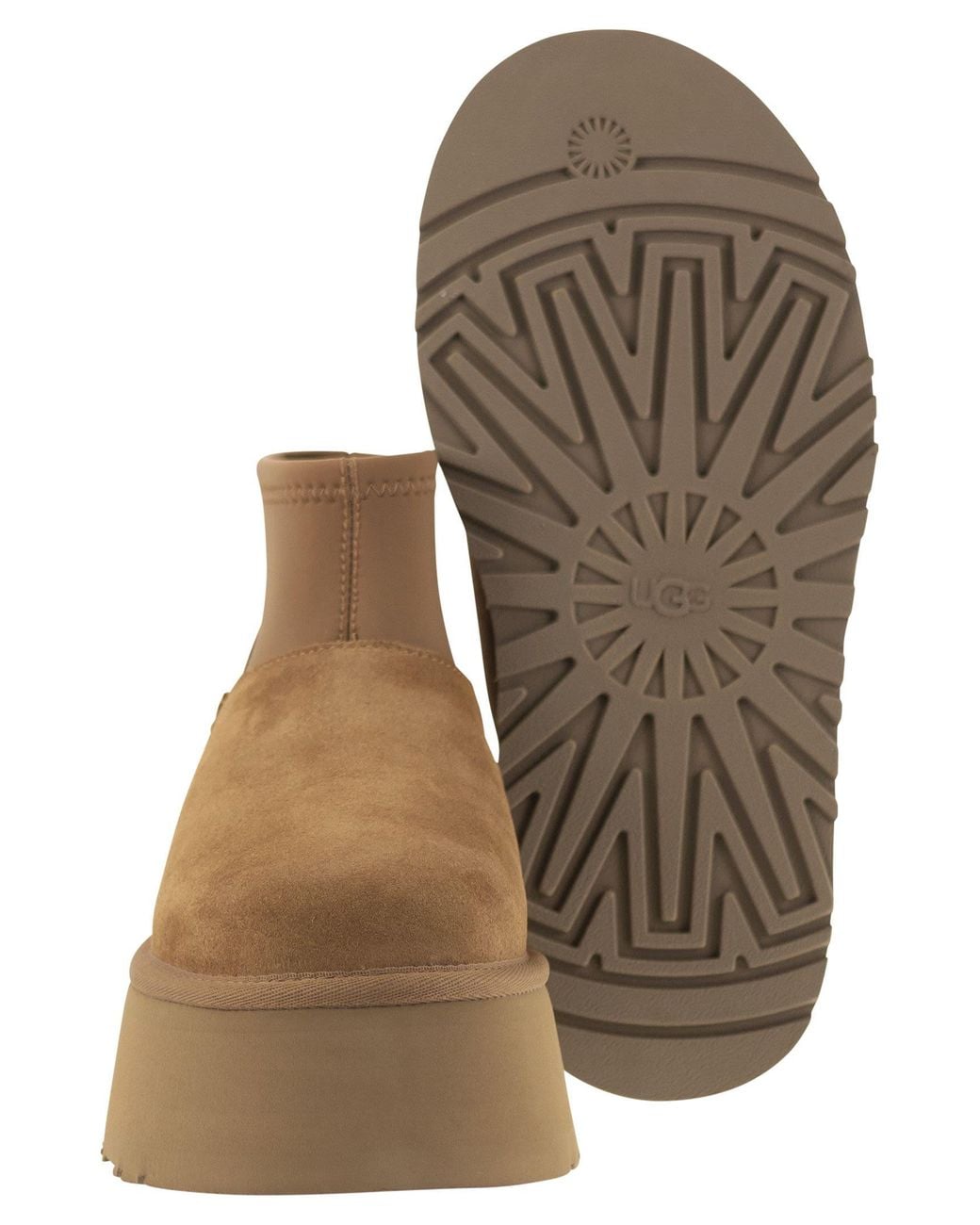 Ugg Brown Classic Mini Dipper Stiefel