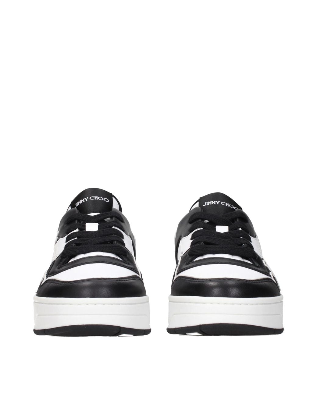 Jimmy Choo Black Sneakers Florent With Skin