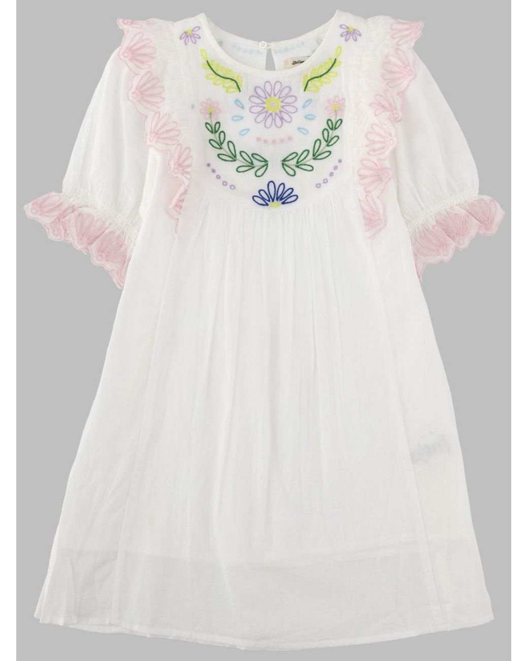 Bellerose White Embroidery Dress