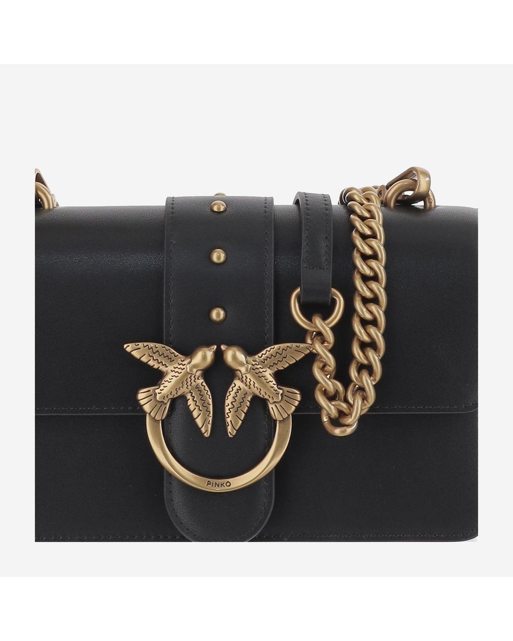 Pinko Black Love One Mini Bag