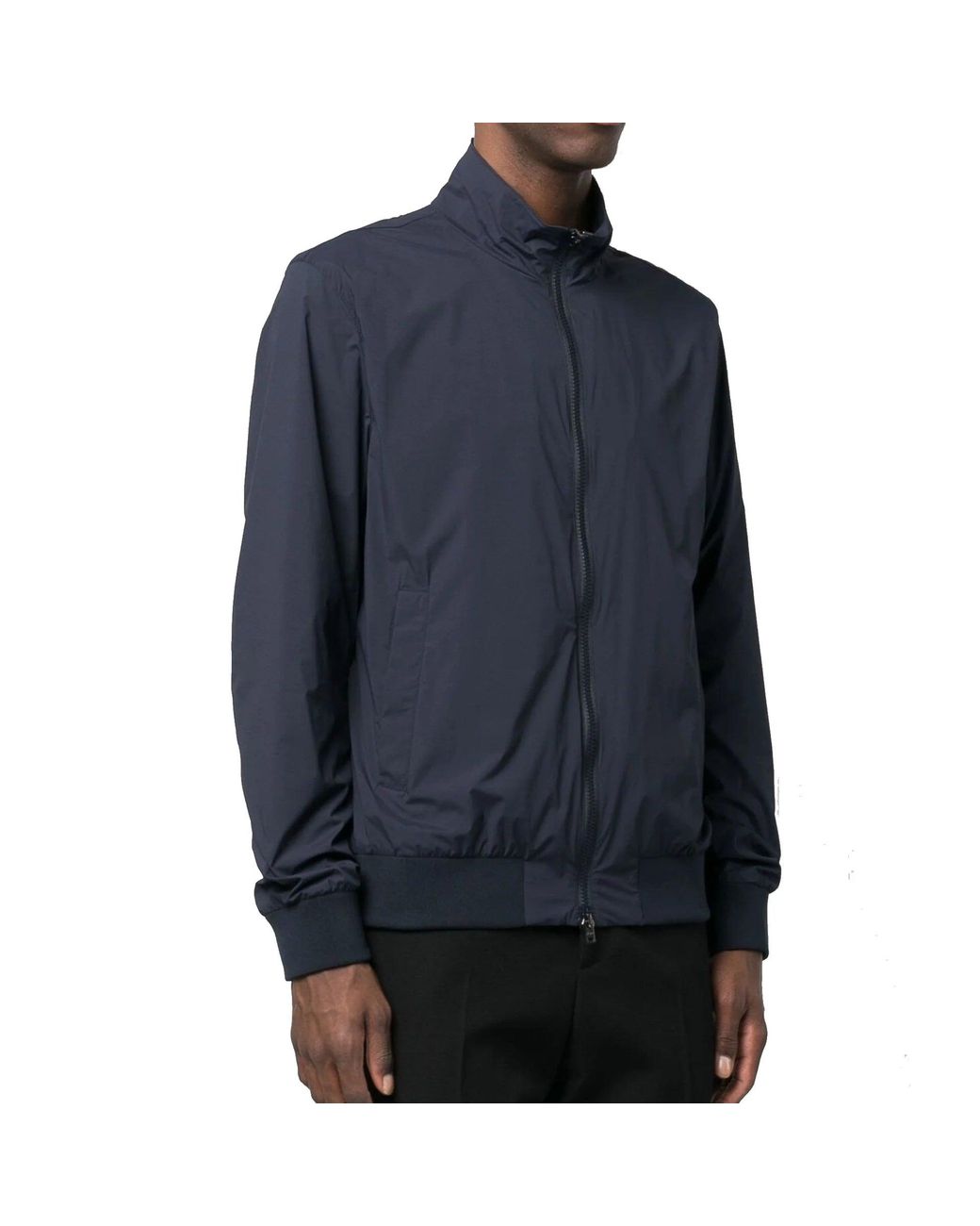 Herno Blue Bomber Jacket