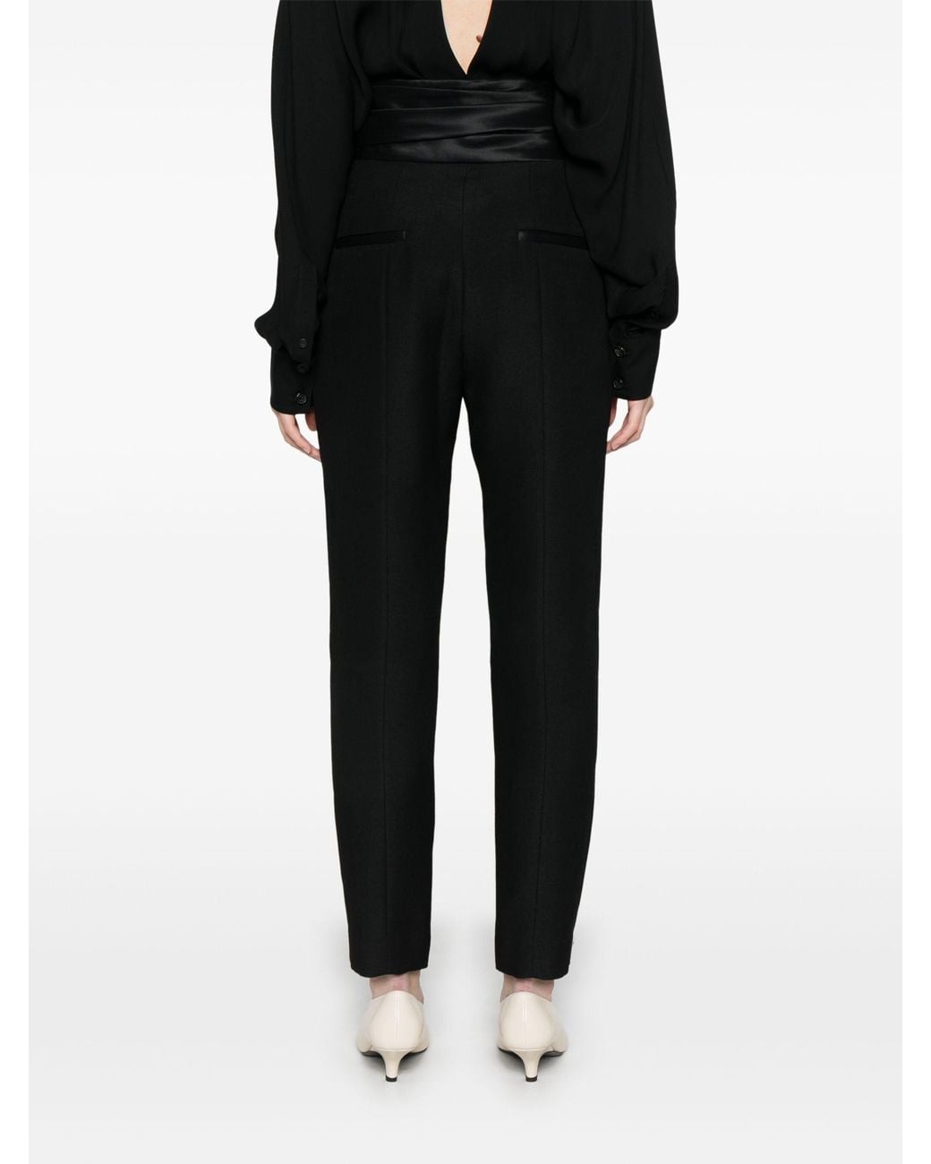 Khaite Camberly Broek in het Black