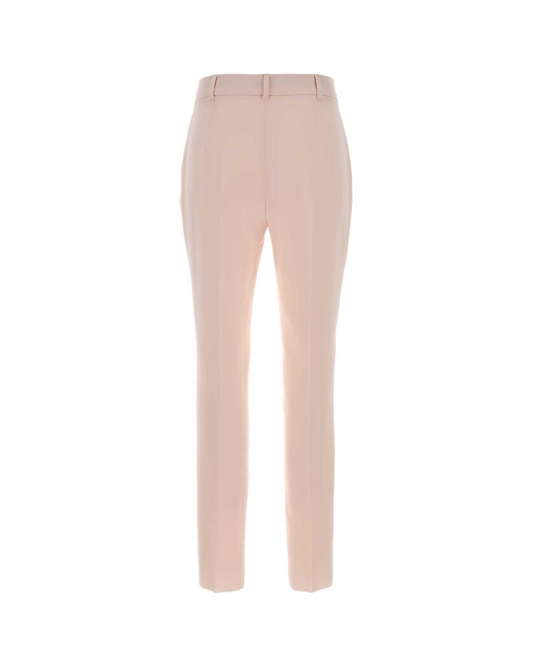 Max Mara Pink Slim Flat Front Pants