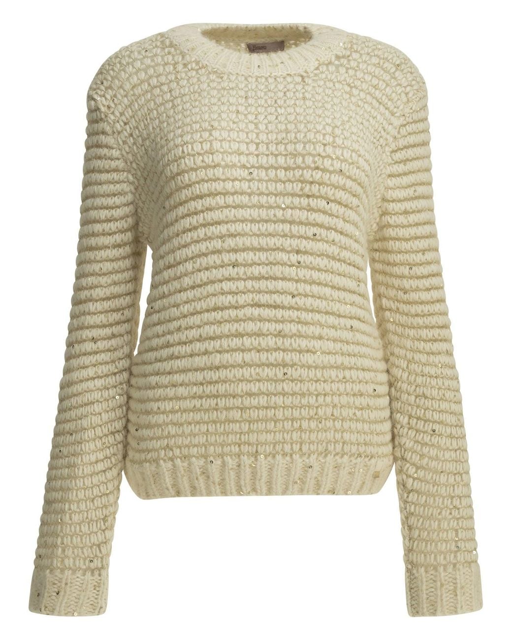 Herno Natural "Resort" Crew Neck Sweater