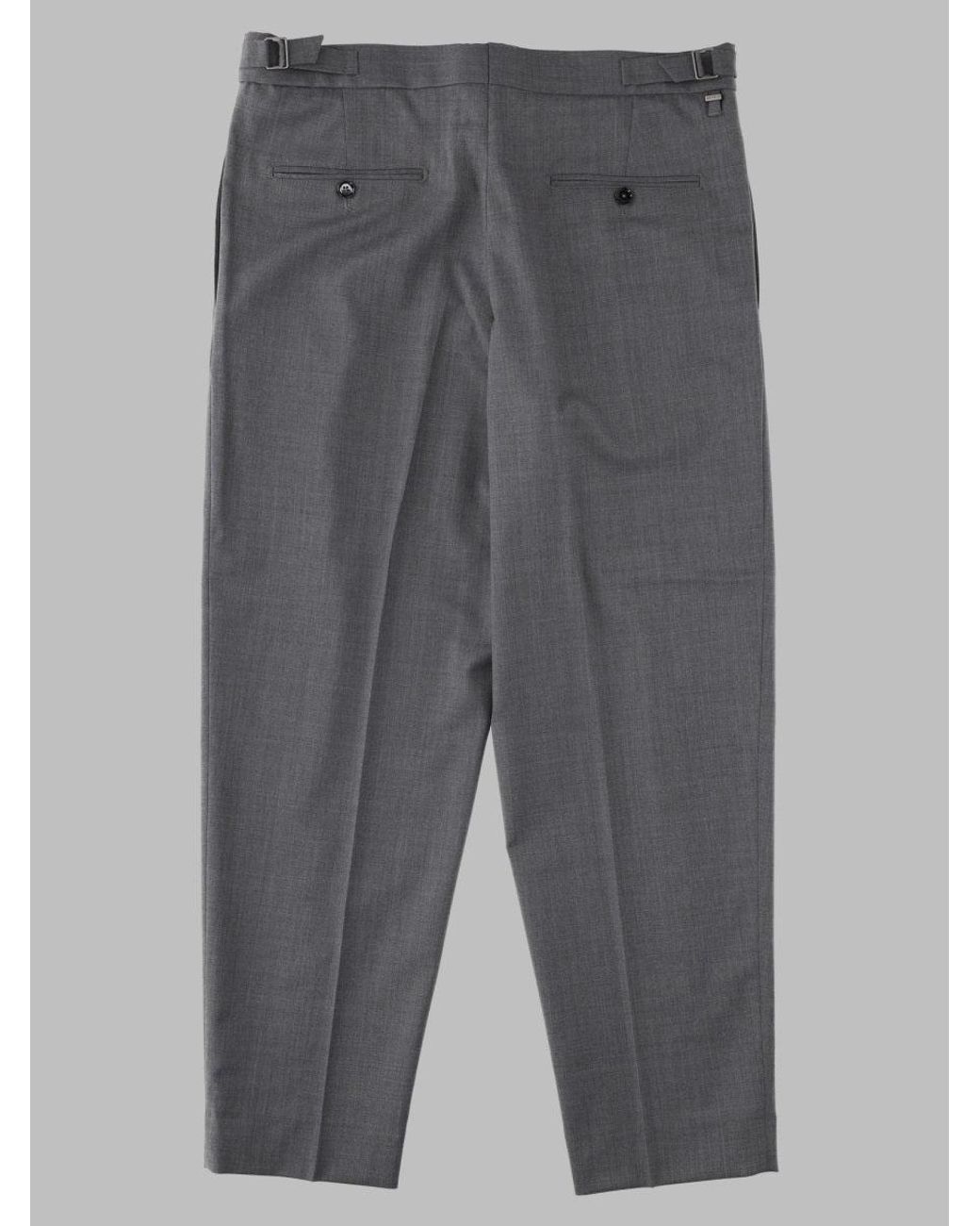 BE ABLE Gray Stretch Wool-Blend Jeans for men