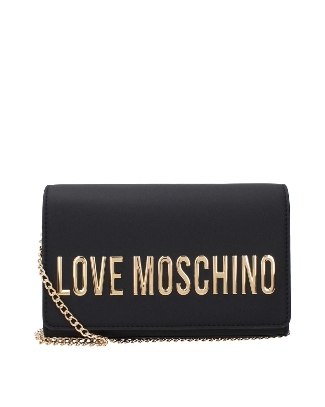 Love Moschino Black Pochette Polyurethane