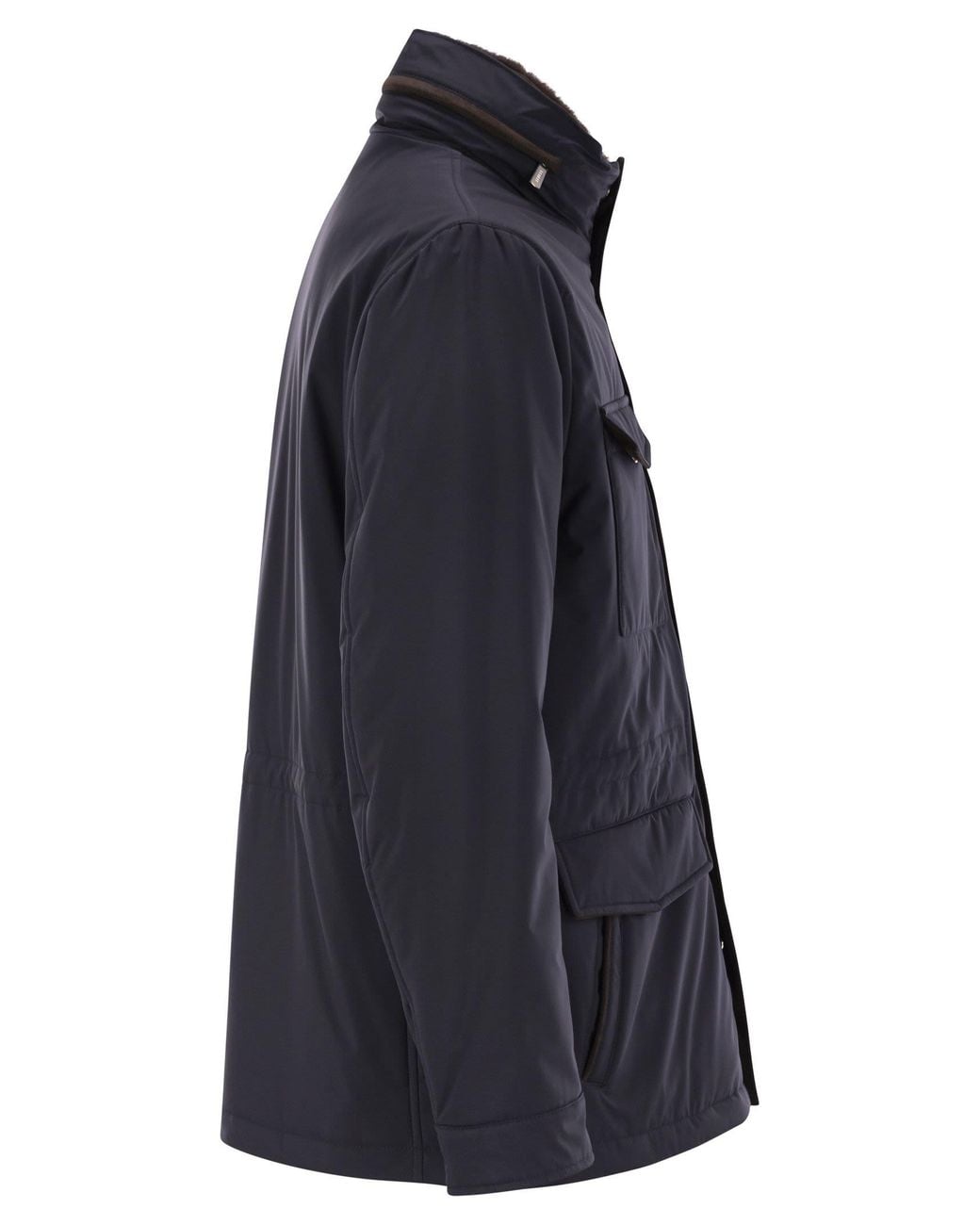 Fedeli Trieste Rain Jacket En Shearling. in het Blue voor heren