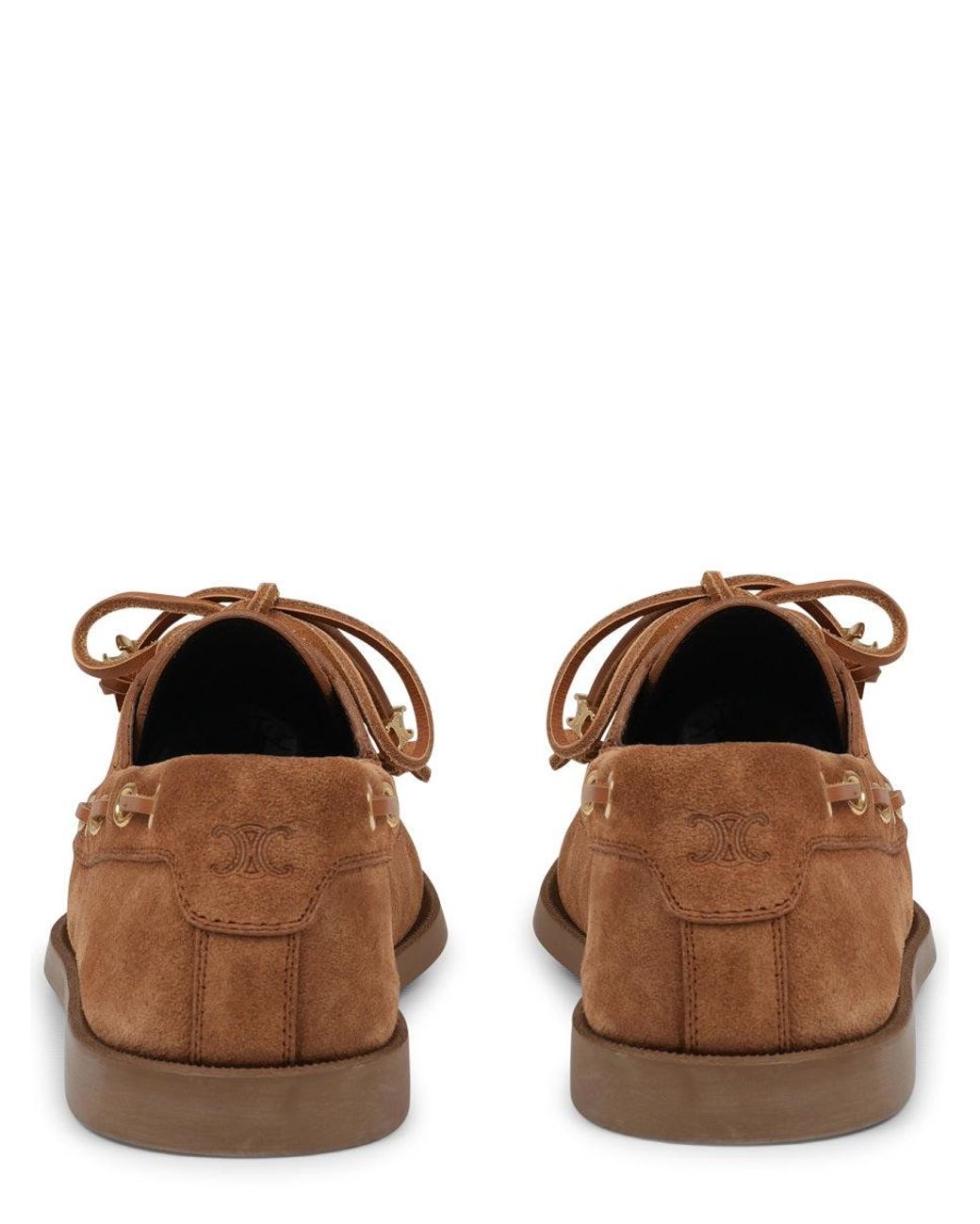 Céline Brown Shoes Bateau Calf Leather